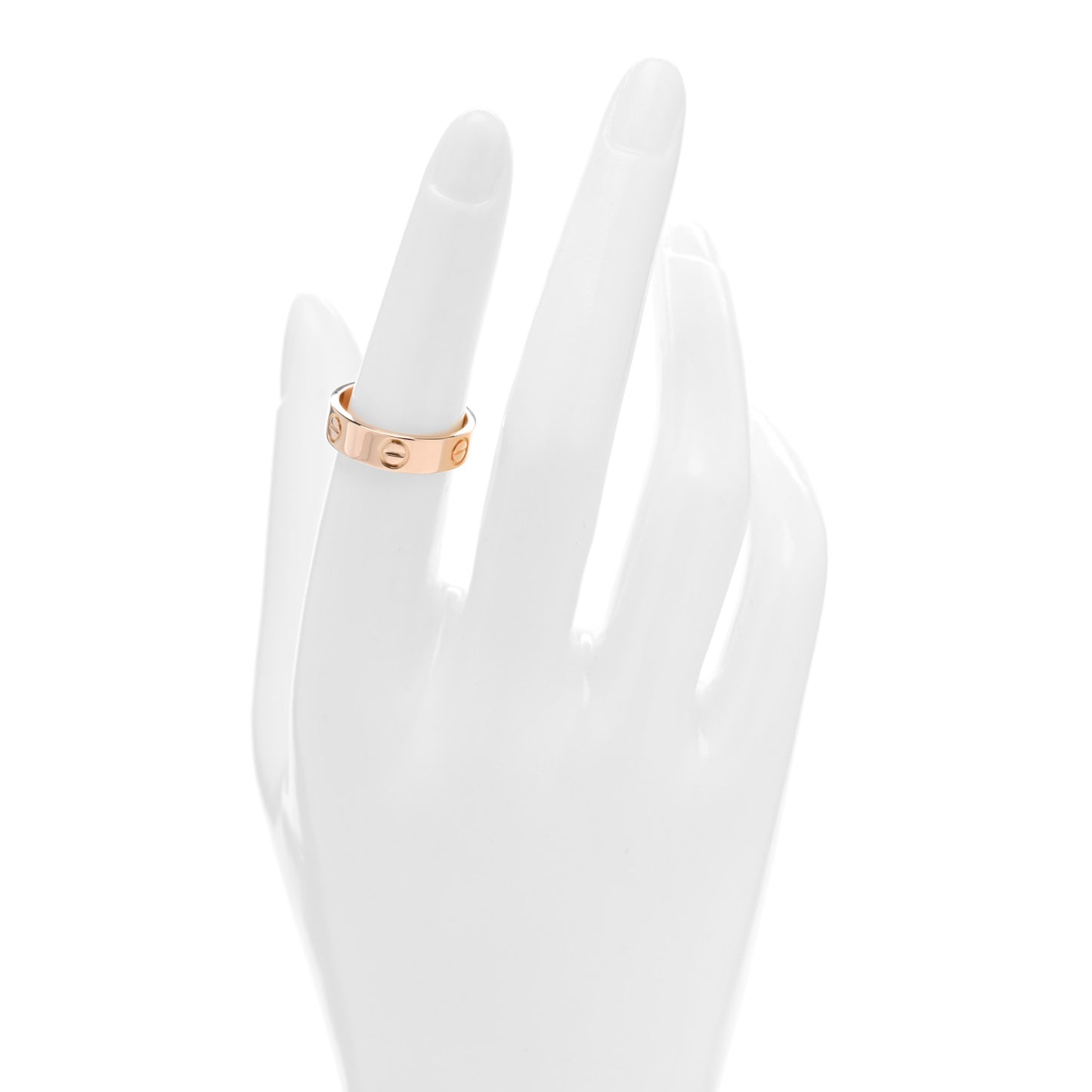 18K Pink Gold 5.5mm LOVE Ring 53 6.25