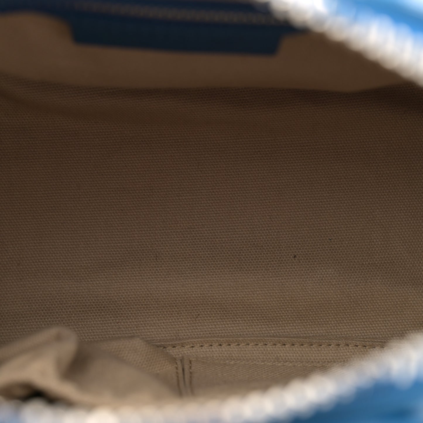 Sugar Goatskin Mini Antigona Indigo Blue