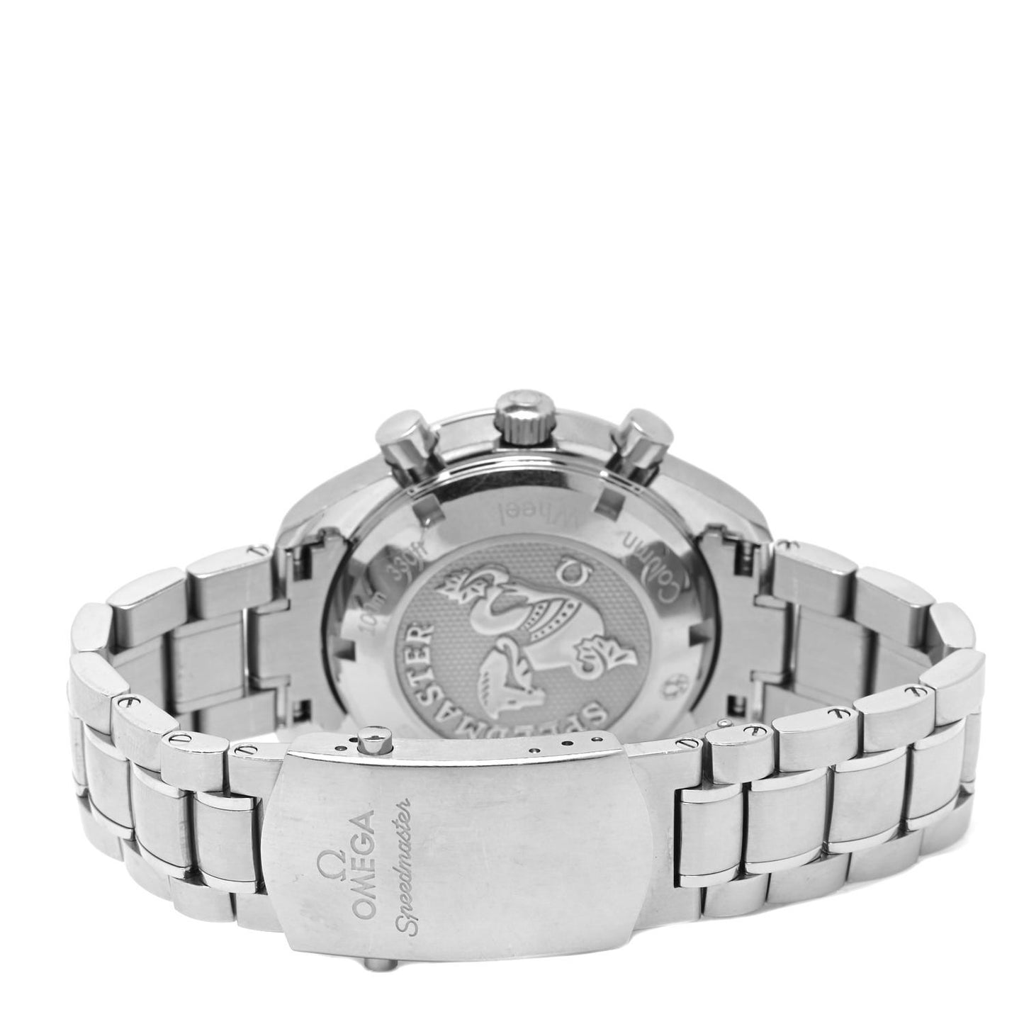 Stainless Steel 40mm Speedmaster Racing Co-Axial Chronograph Automatic Watch Black 326.30.40.50.01.002