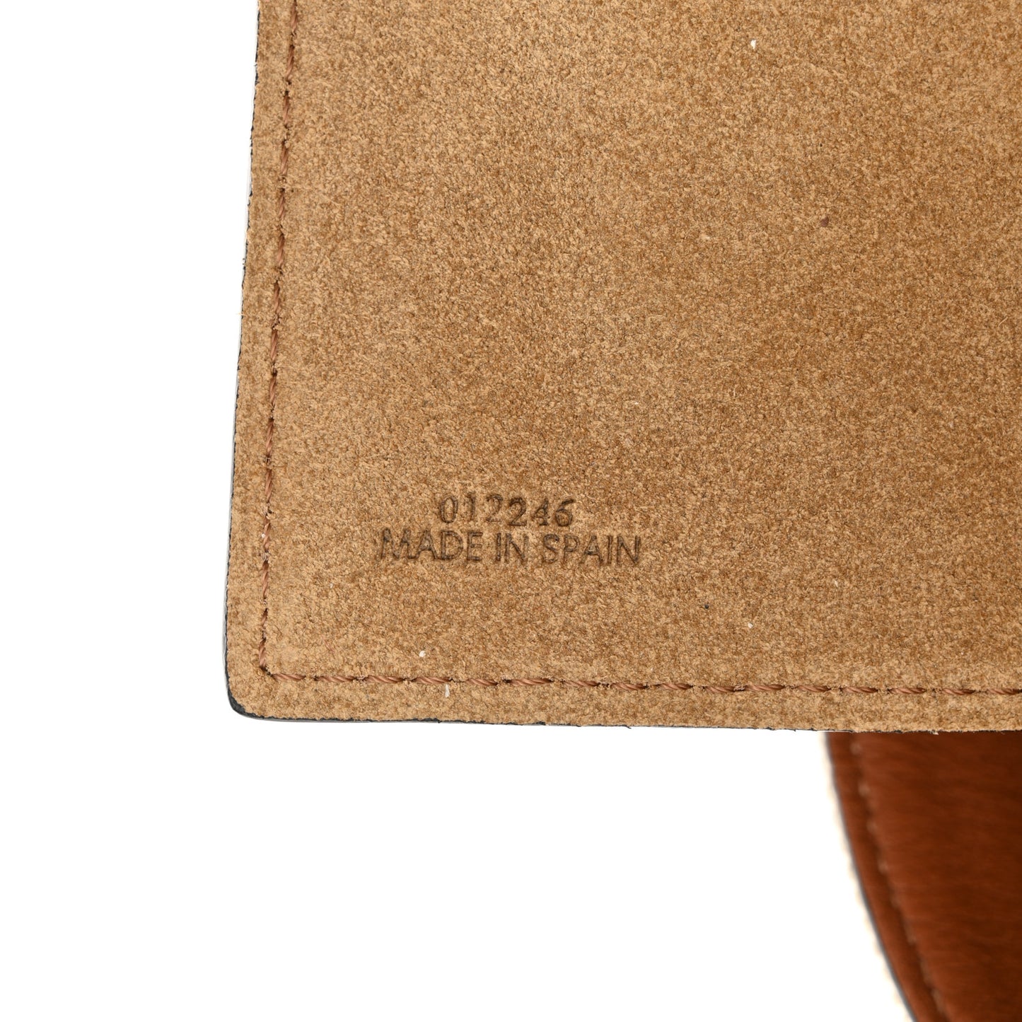 Canvas Calfskin Small Anagram Tote Ecru Tan