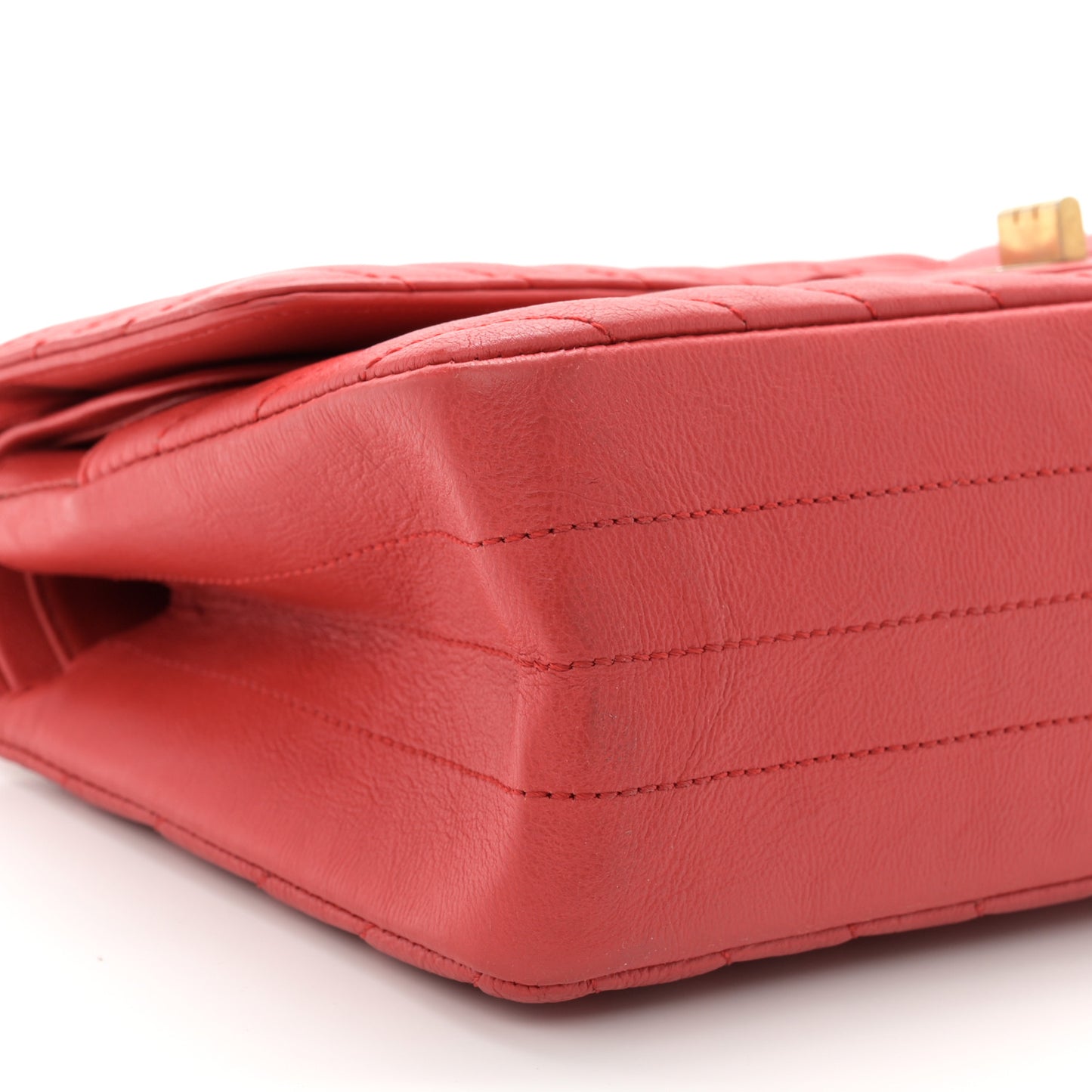 Sheepskin Chevron Quilted 2.55 Reissue 225 Flap Red