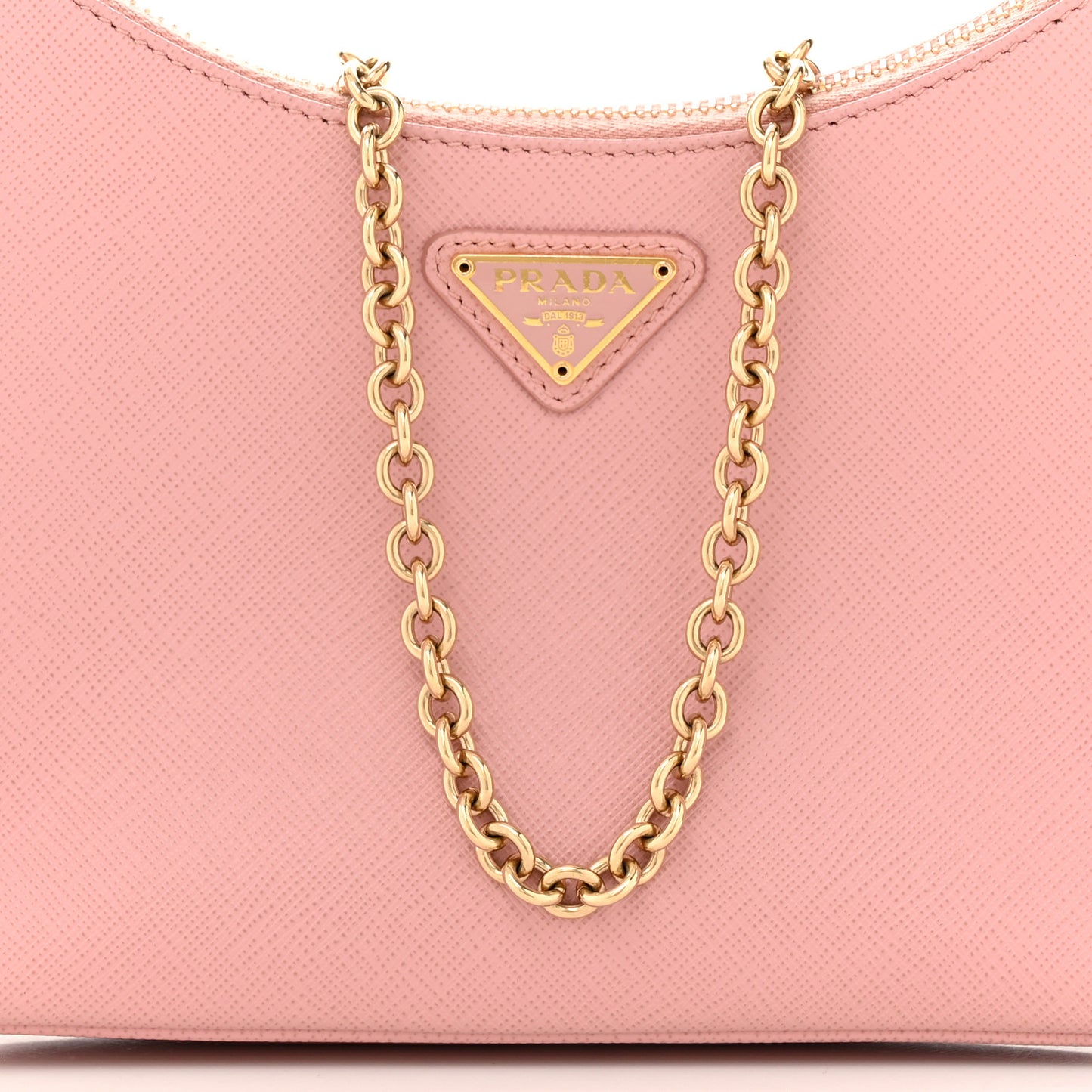 Saffiano Lux Re-Edition 2005 Shoulder Bag Alabastro