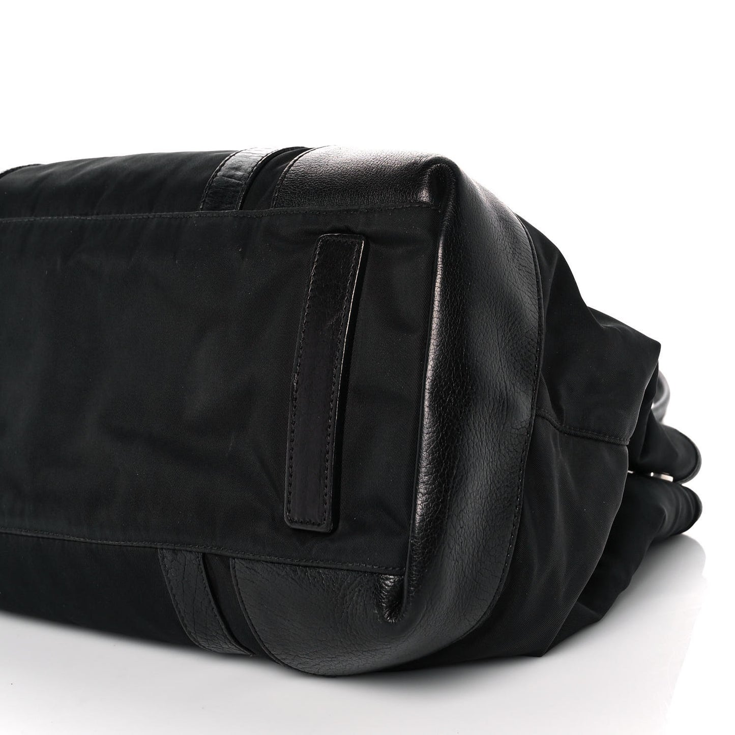 Tessuto Nylon Soft Calf Tote Black