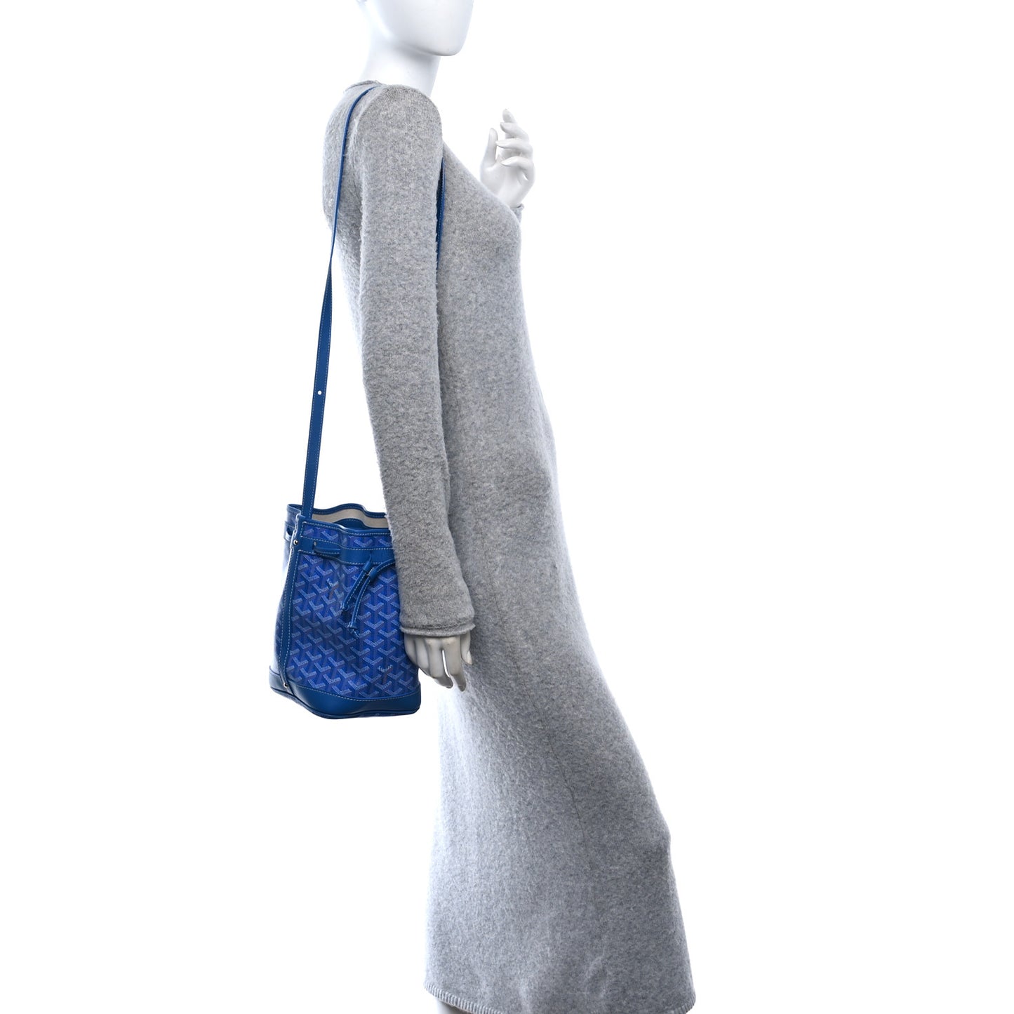 Goyardine Petit Flot Bucket Bag PM Sky Morning