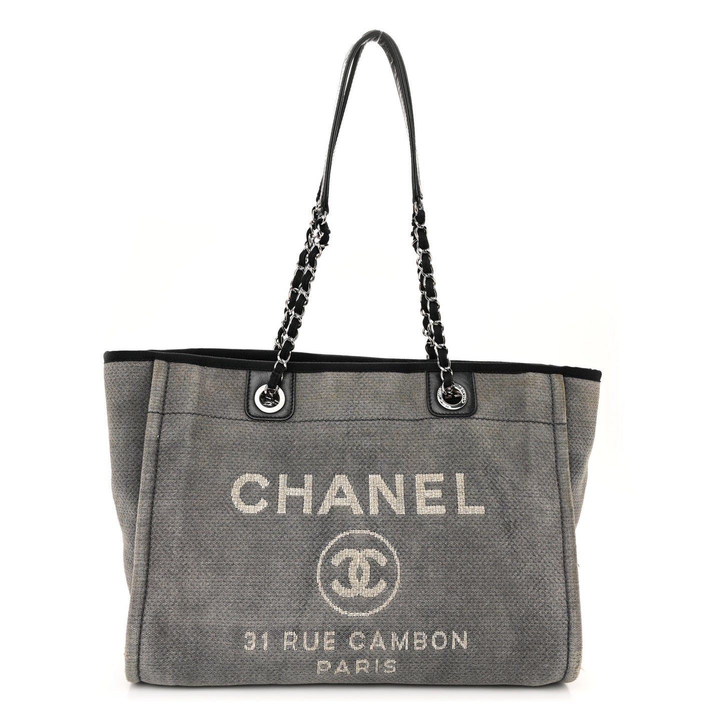 Canvas Small Deauville Tote Grey