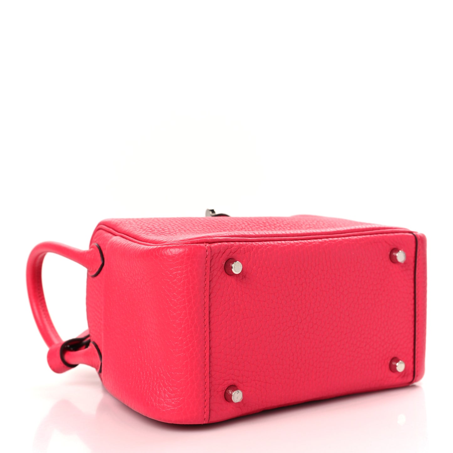Taurillon Clemence Mini Lindy 20 Rose Extreme