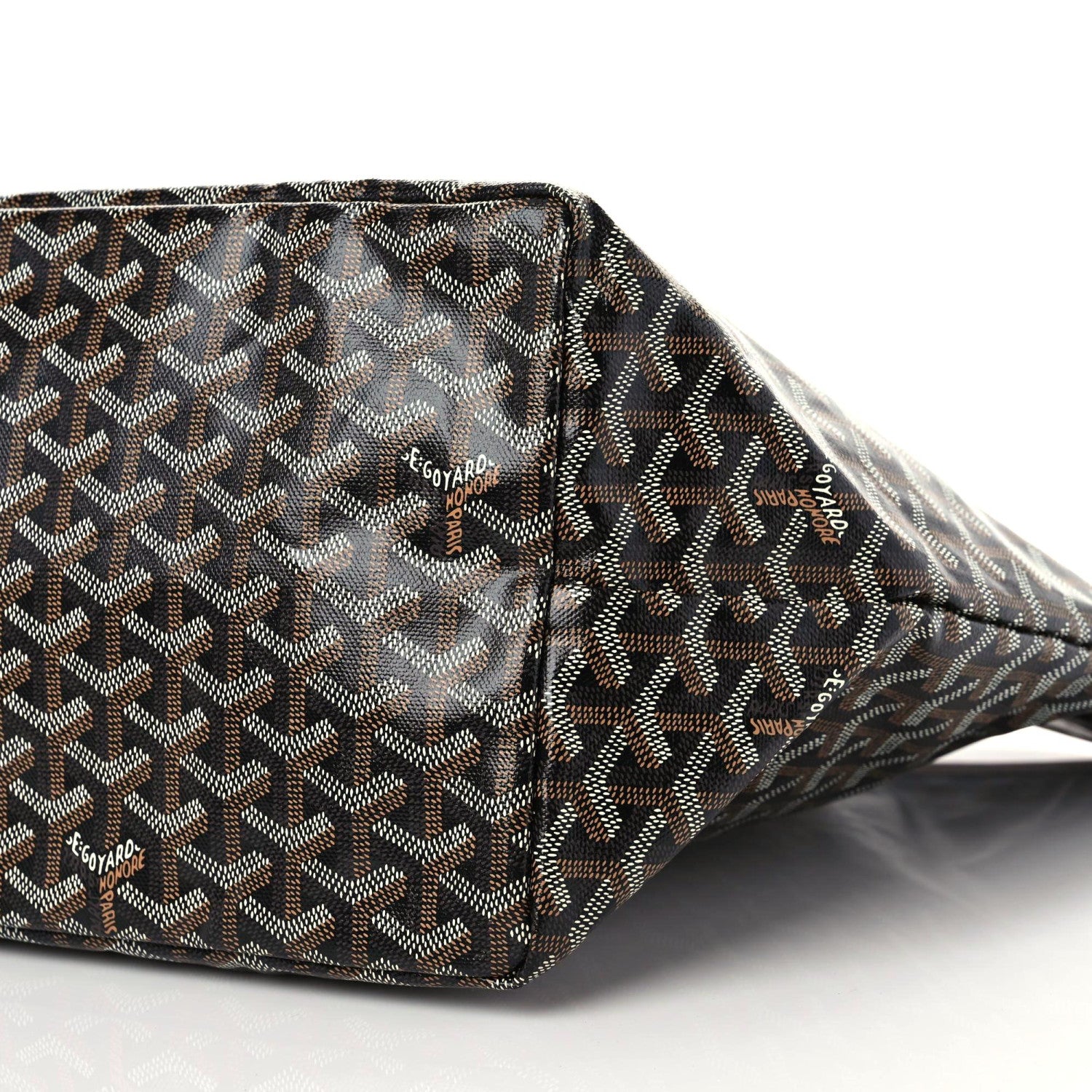 Goyard Goyardine Saint Louis GM Black Gold 7 of 9