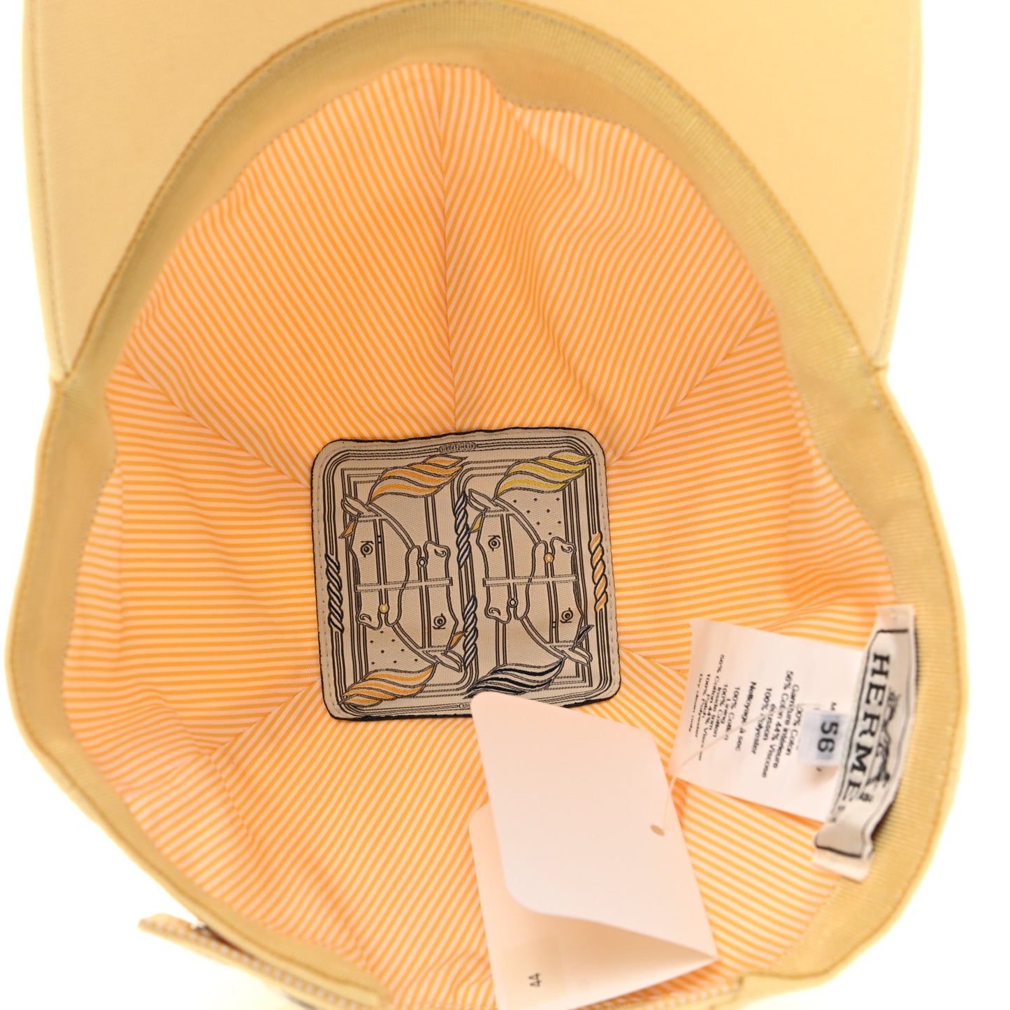 Cotton Canvas Tess Hat 56 Jaune Sable