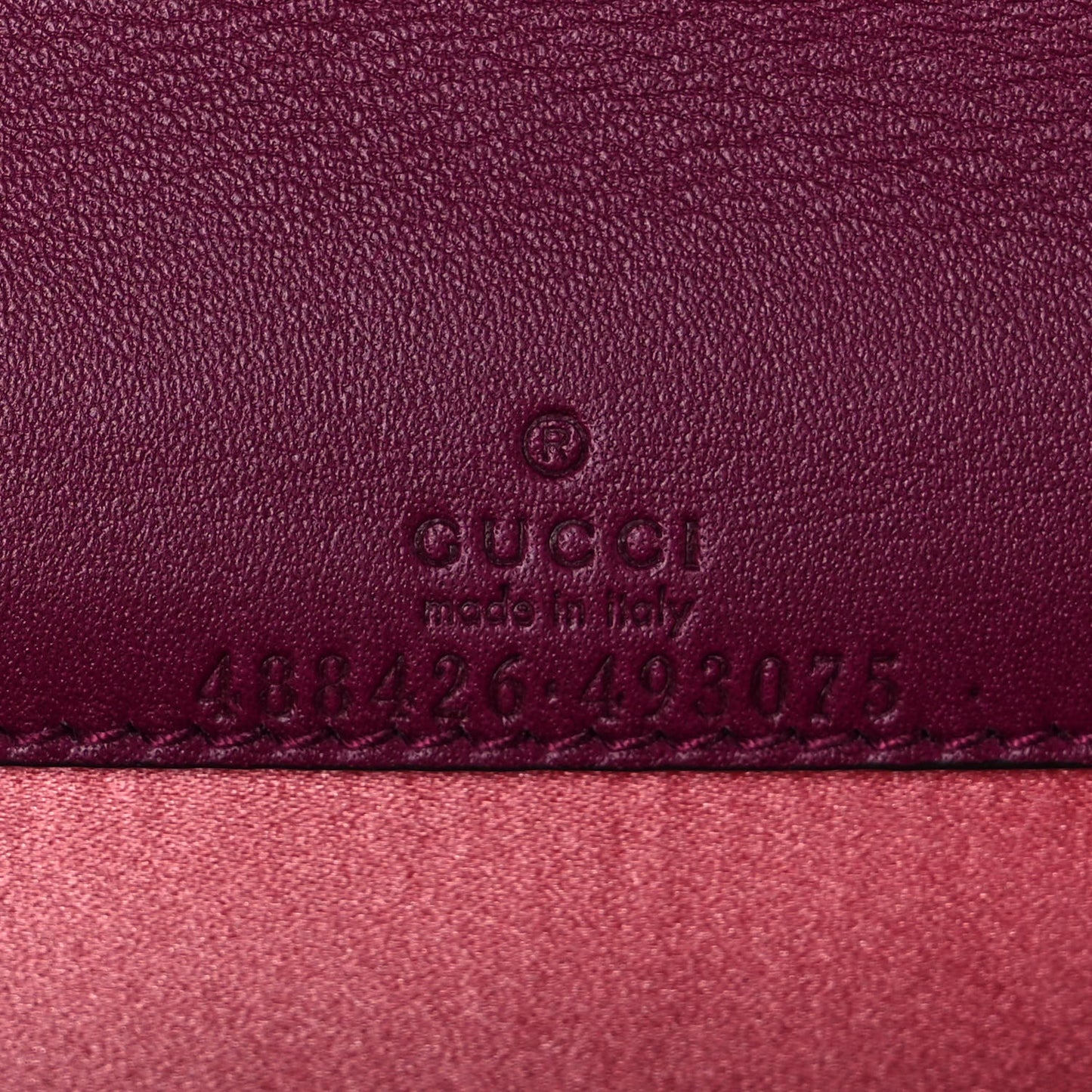 Velvet Matelasse GG Marmont Mini Bag Fuchsia Violet Cyclamen