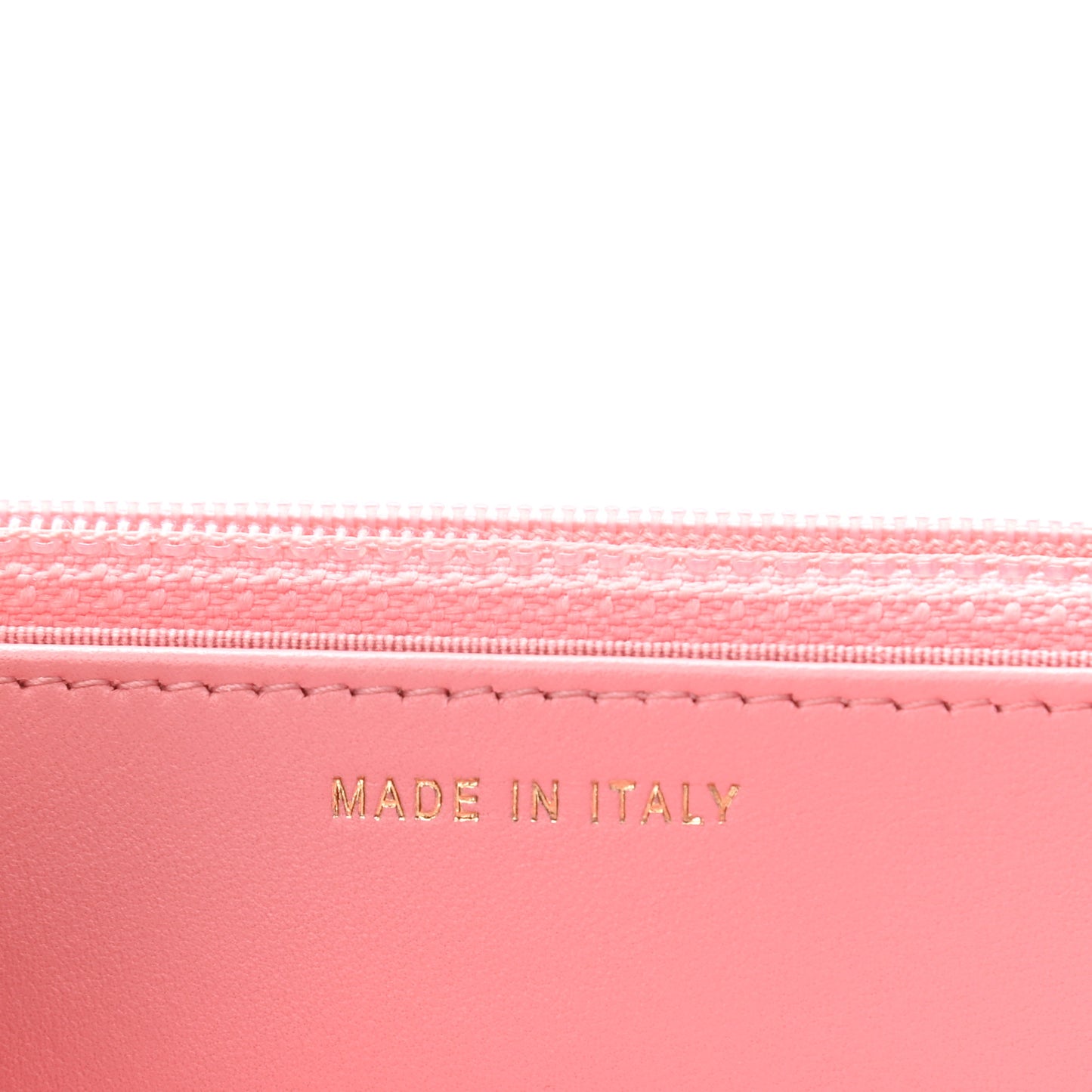 Lambskin Quilted Trendy CC Wallet On Chain WOC Pink