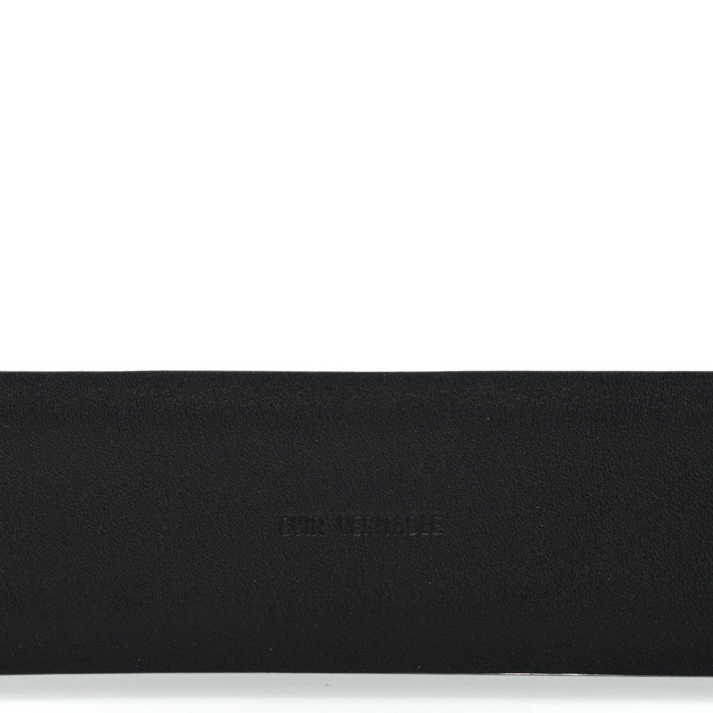 Calfskin CC Logo Belt 80 32 Black