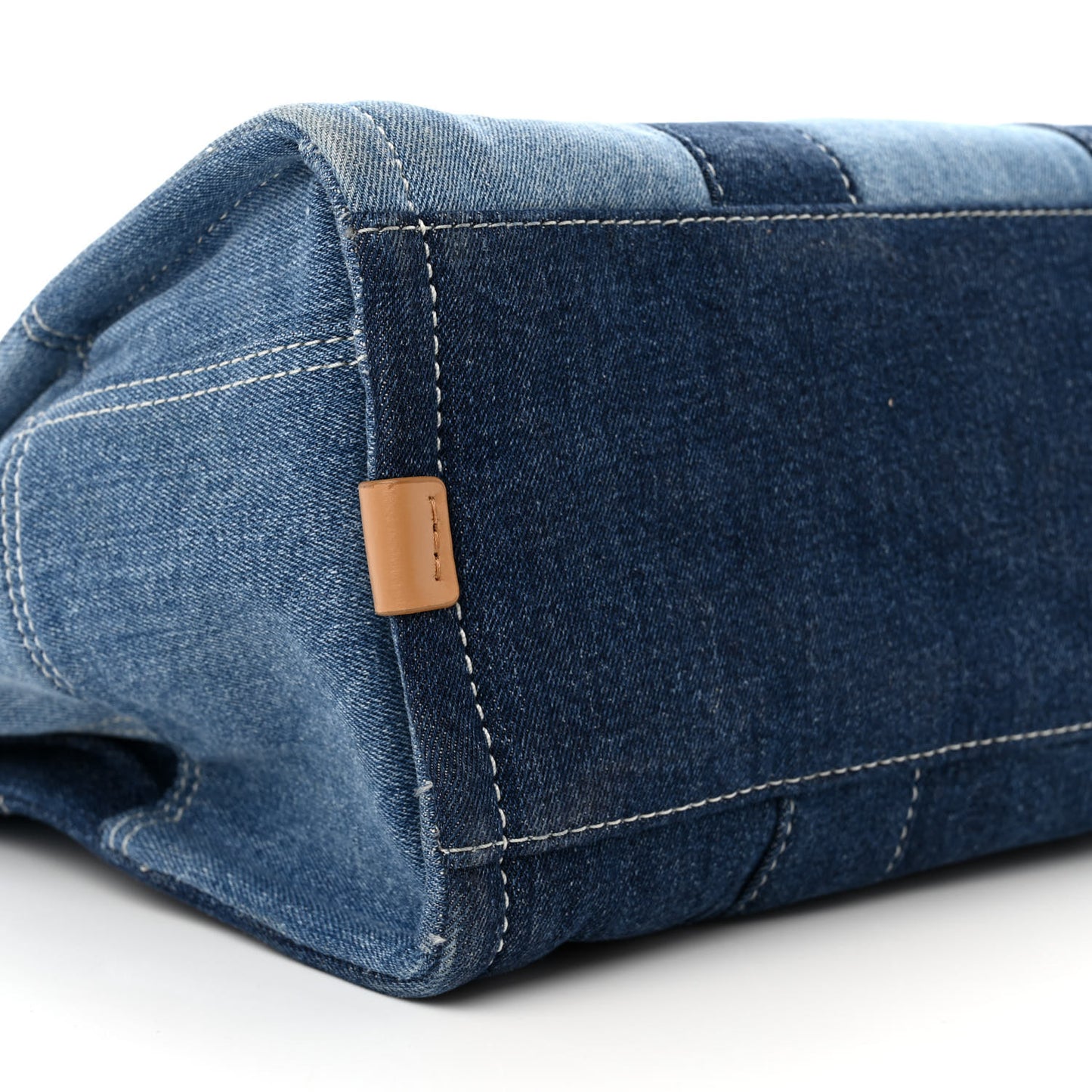 Denim Canvas Large The Tote Bag Blue