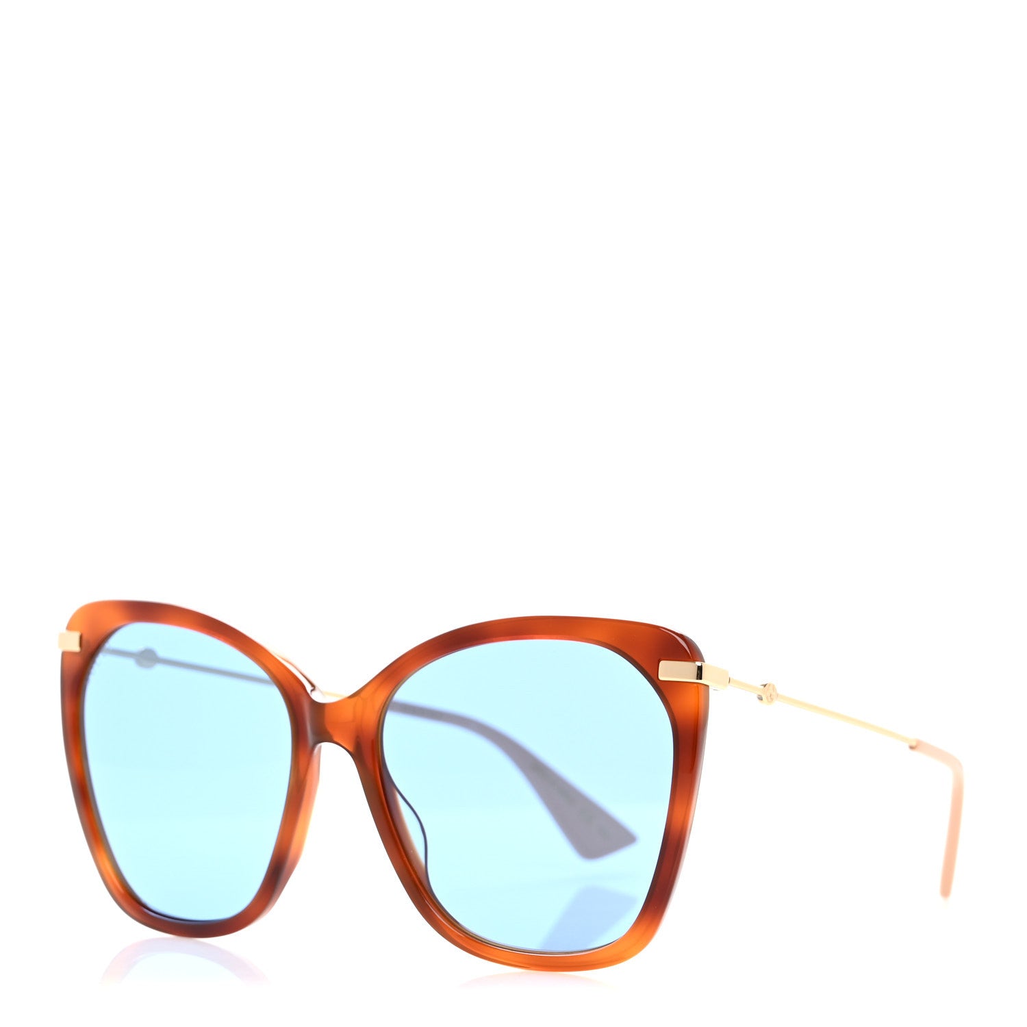 Gucci Sunglasses - Tortoise Shell Cateye Gucci GG1954SA 002 Havana Cat Eye Sunglasses - eye-oo.com main image 4