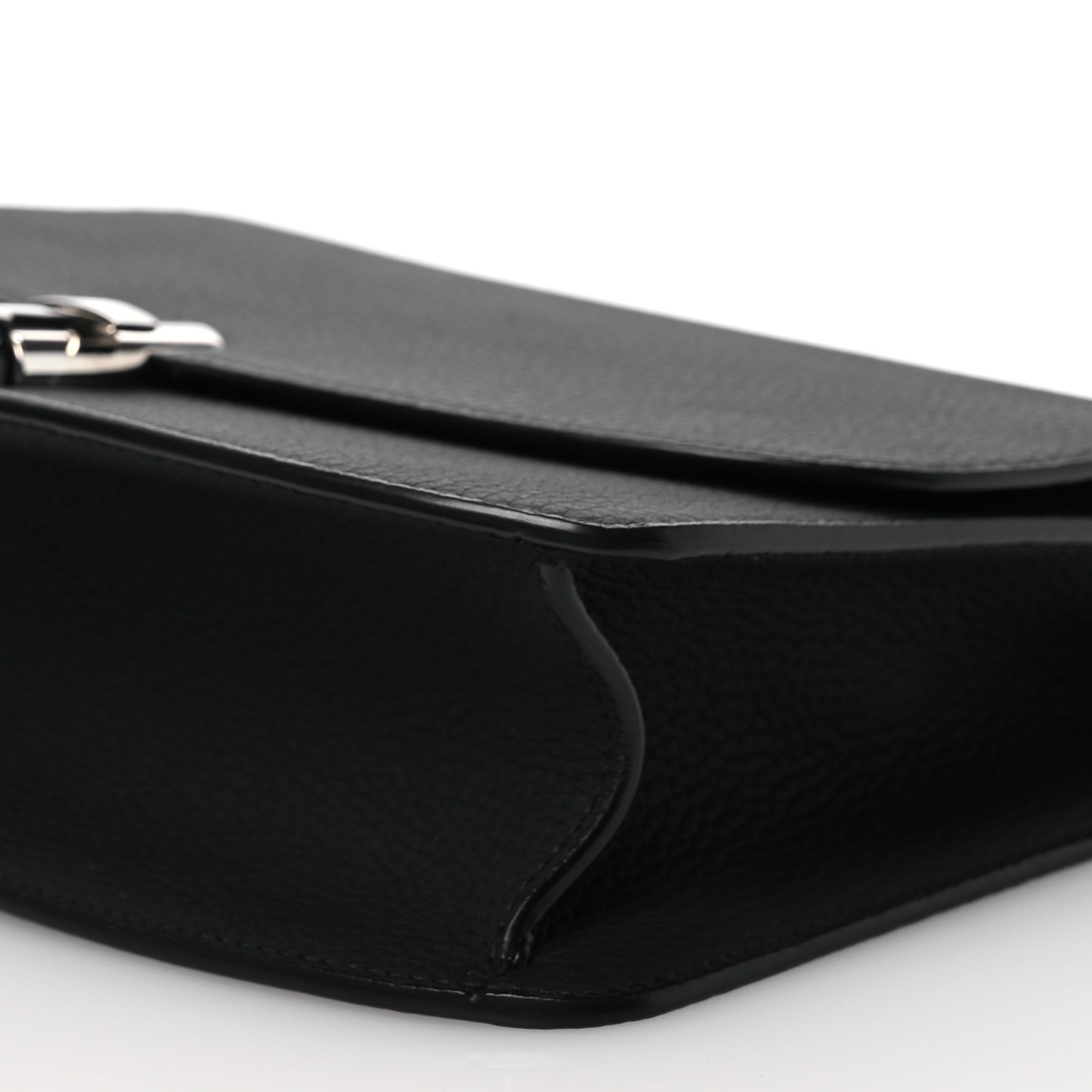 Grained Calfskin The Sofia 10 Crossbody Black