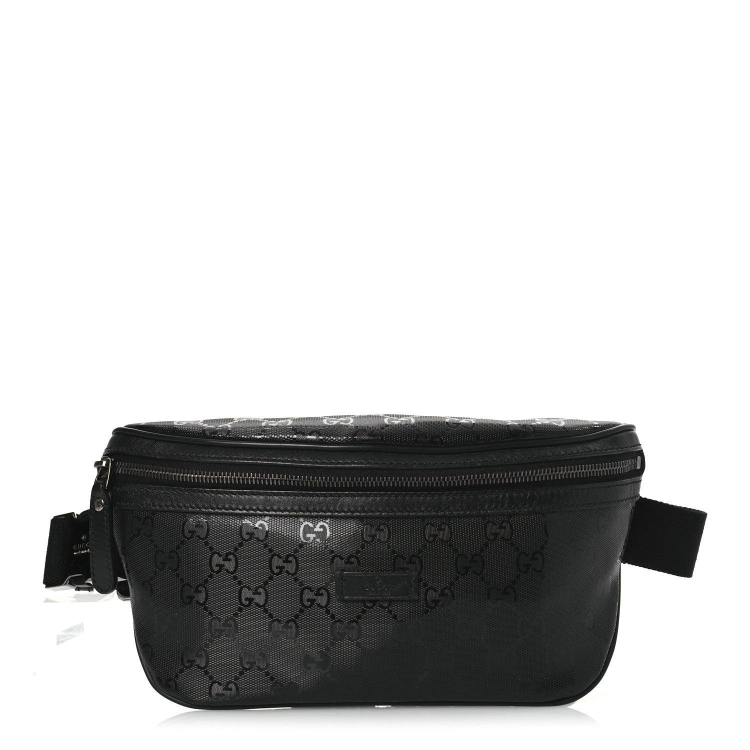 Gucci Imprime Monogram Belt Bag Black 1 of 10