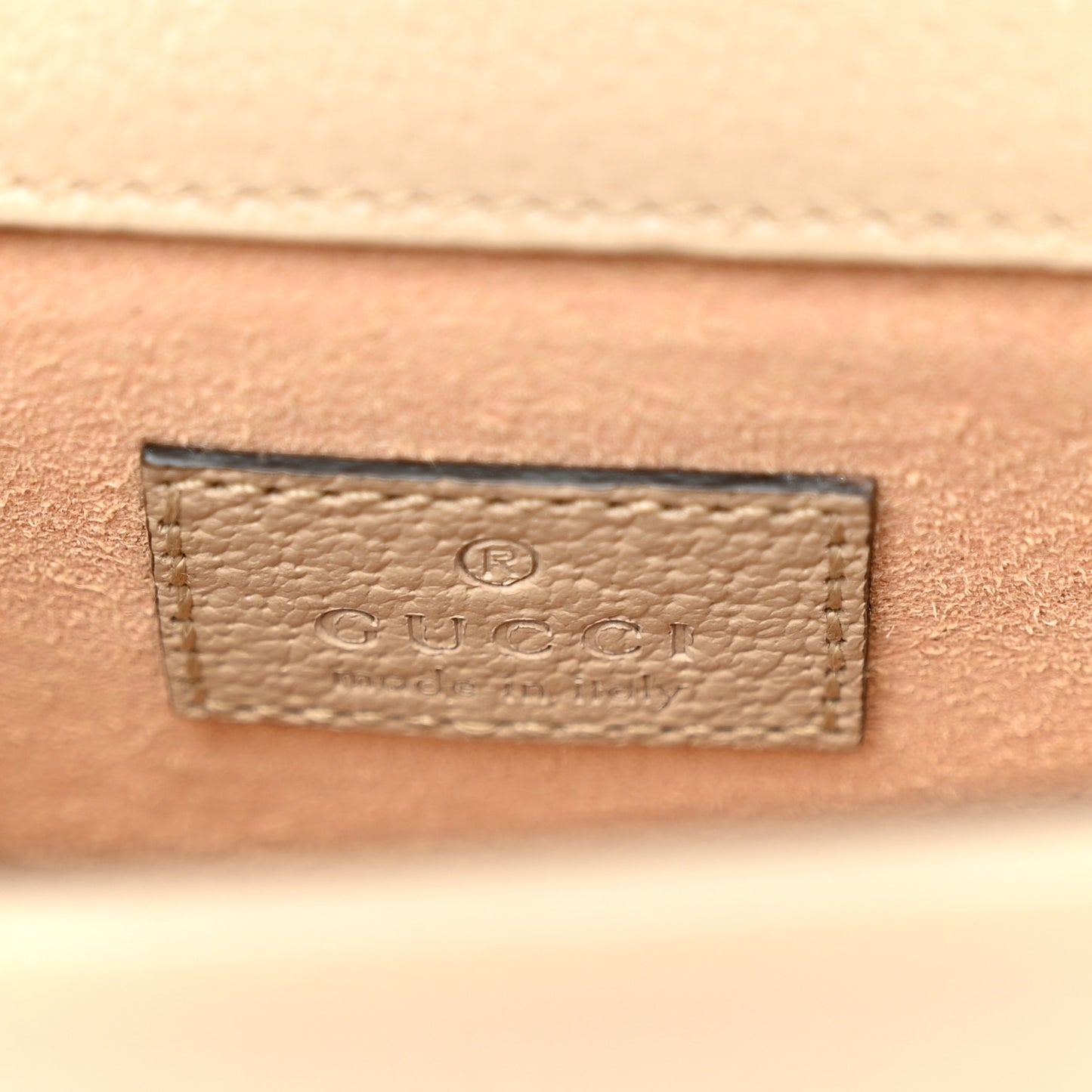 GG Supreme Monogram Textured Dollar Calfskin Super Mini Dionysus Shoulder Bag Beige Mystic White Oatmeal