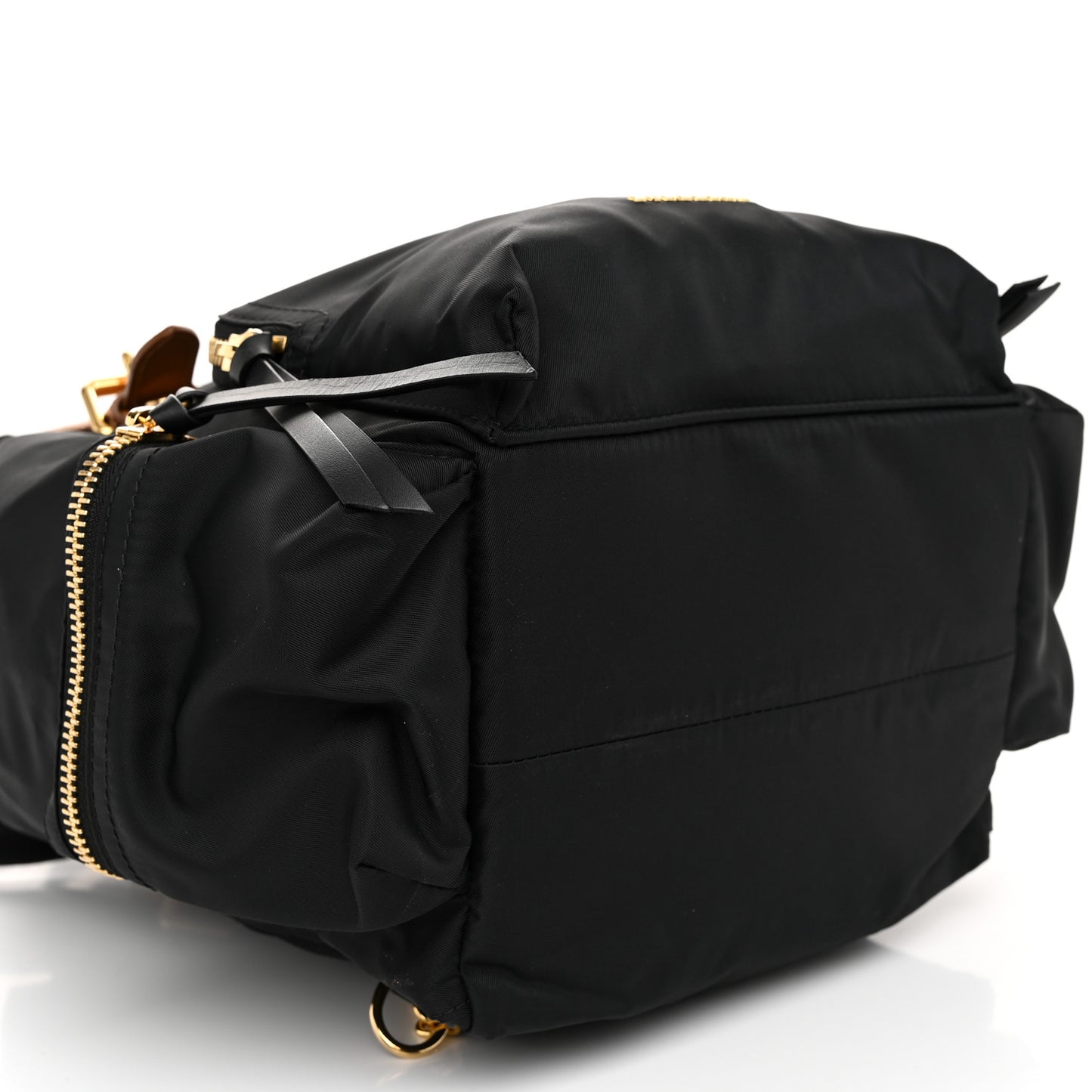 Nylon Medium Rucksack Backpack Black