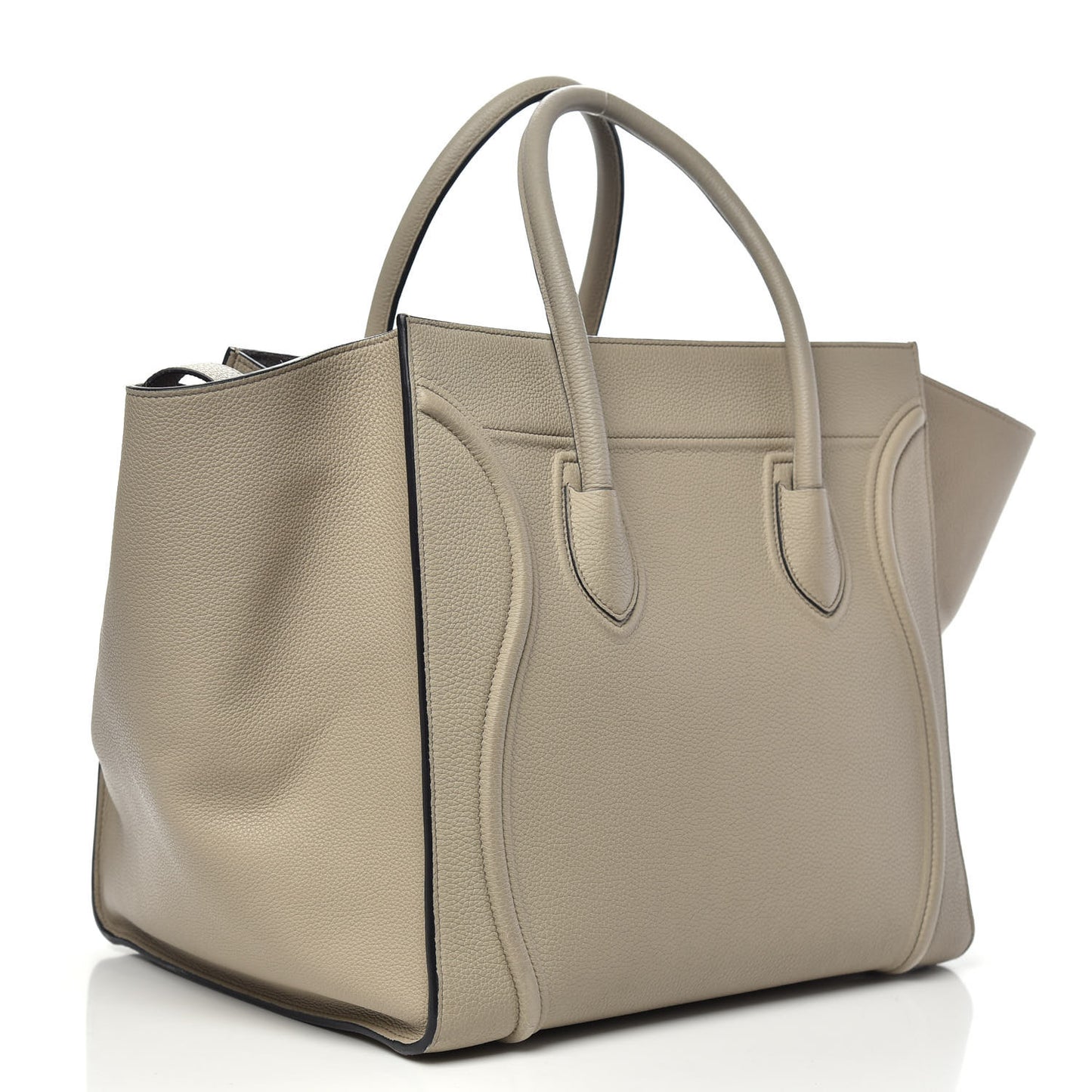 Baby Grained Calfskin Medium Phantom Luggage Quartz
