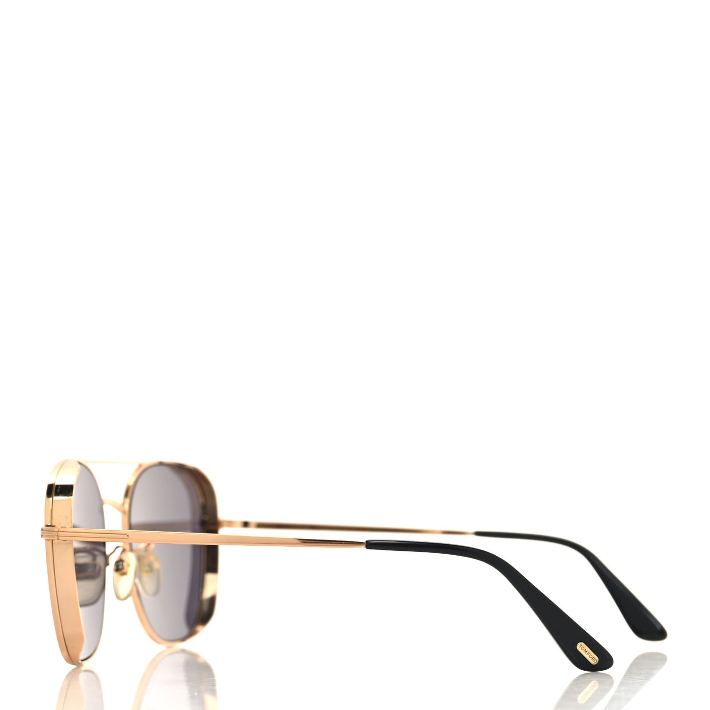Metal Pilot Sunglasses FT0724 Gold