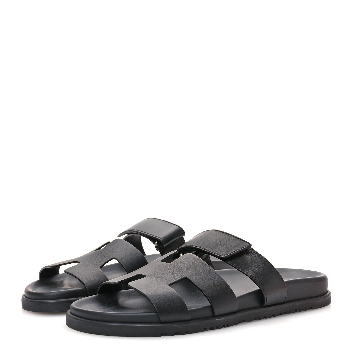 Calfskin Womens Chypre Sandals 41 Black