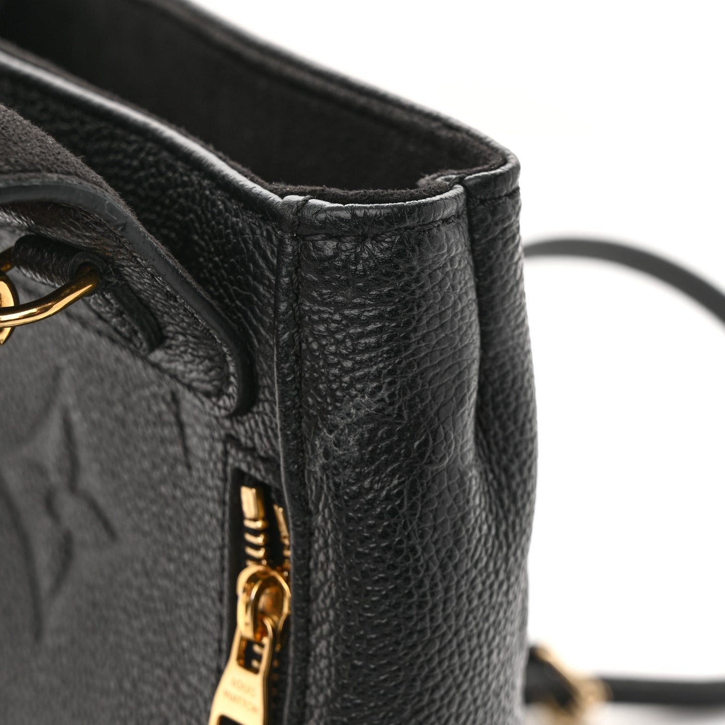 Empreinte Monogram Giant Tiny Backpack Black