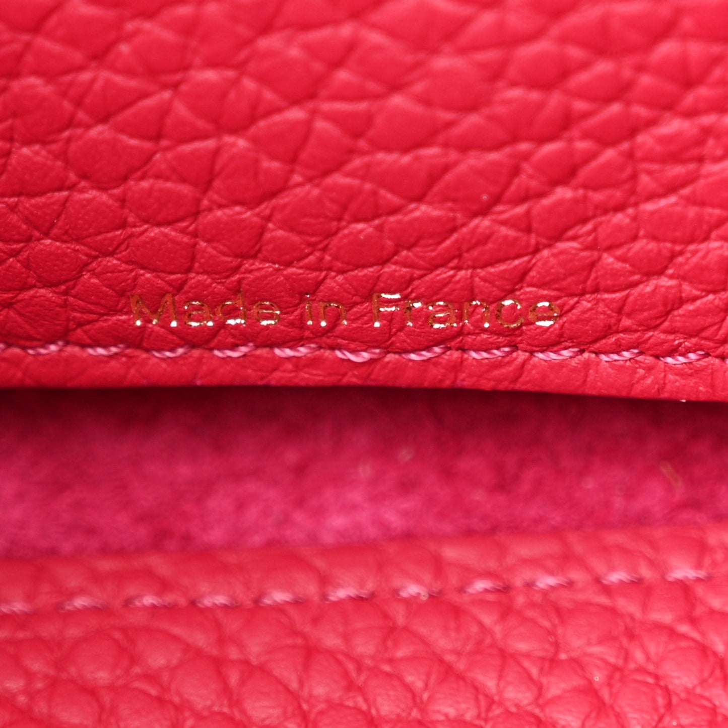 Taurillon Soft Nano Cool Box Satchel Framboise