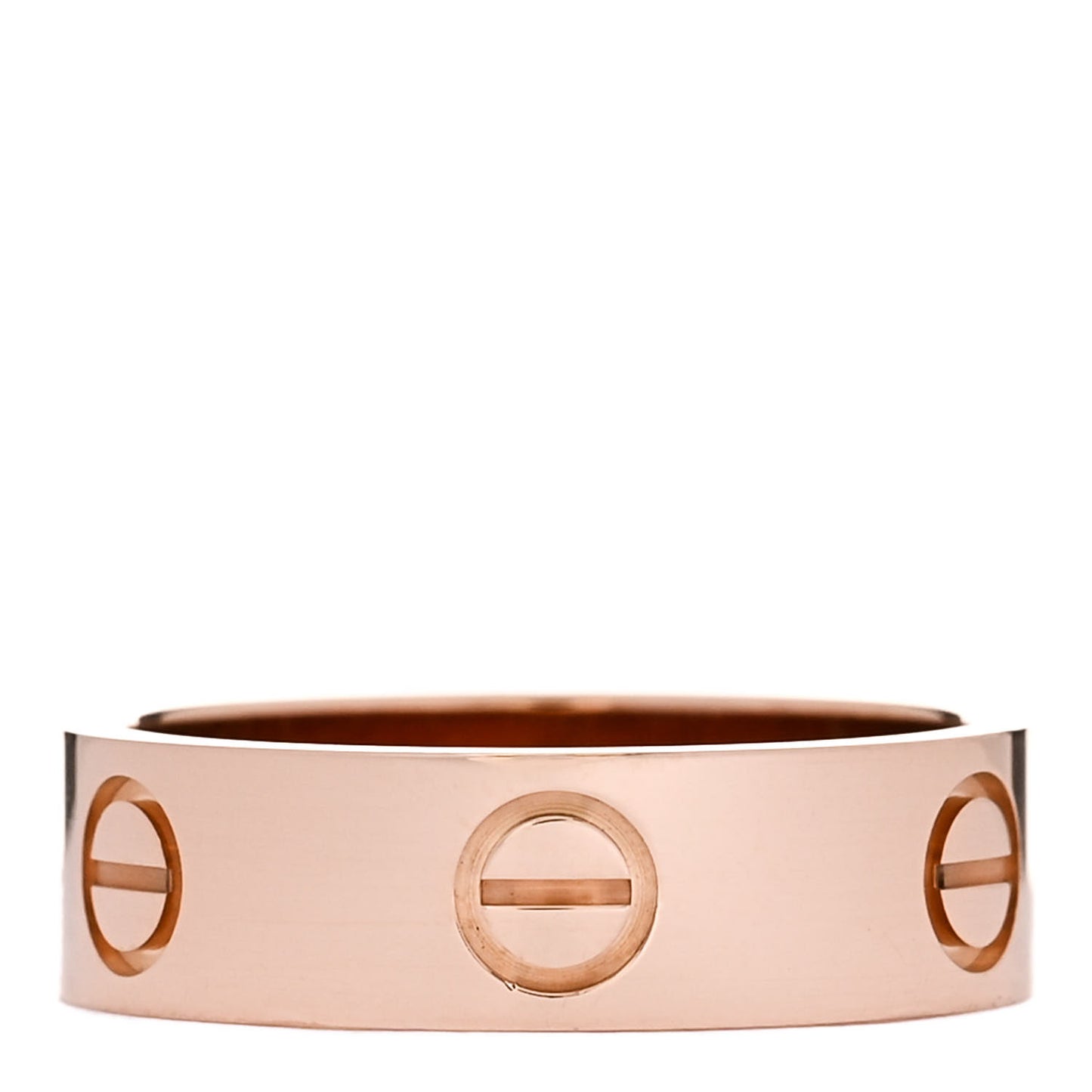 18K Pink Gold 5.5mm LOVE Ring 53 6.5