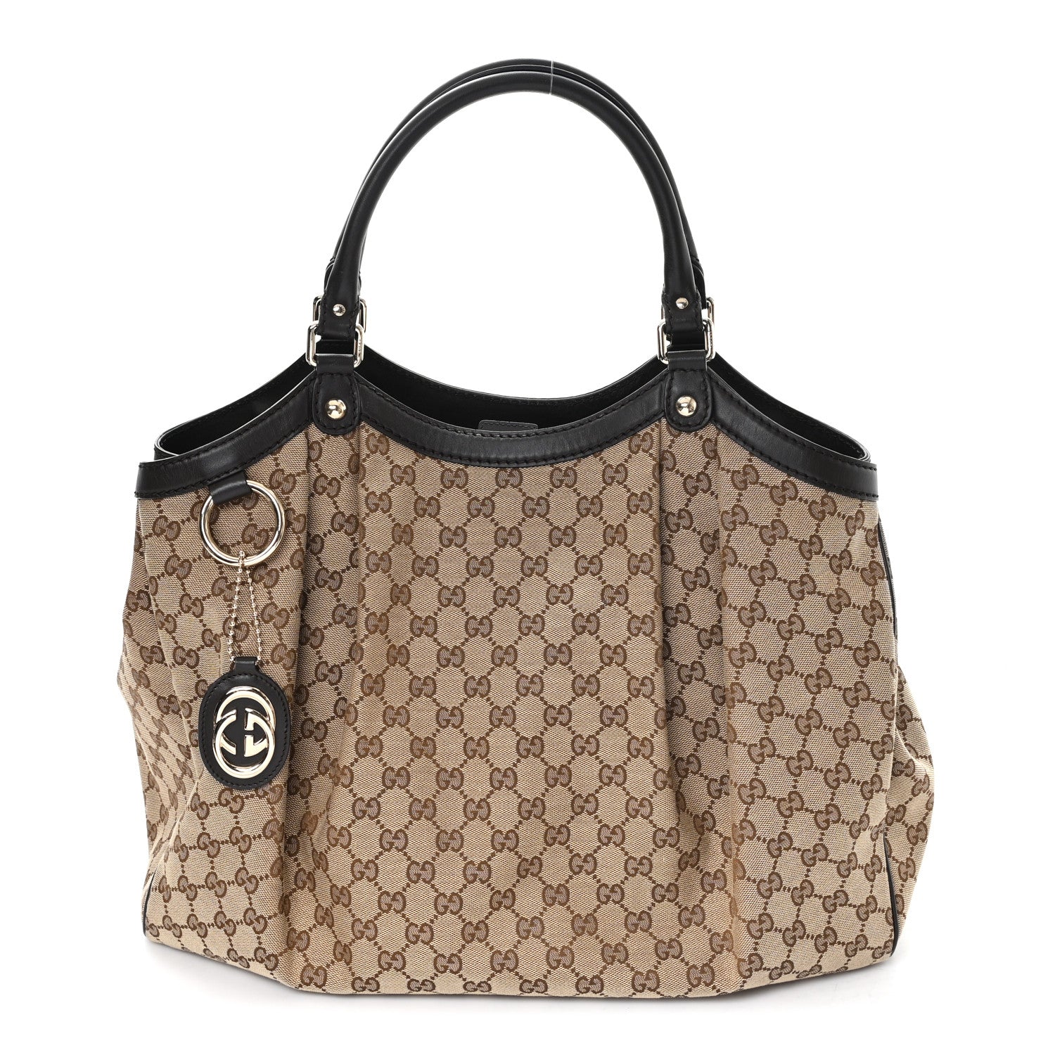 Gucci Monogram Large Sukey Tote Dark Brown 1863393 – FASHIONPHILE