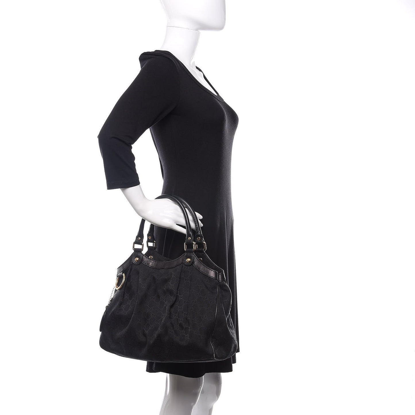 Monogram Medium Sukey Black
