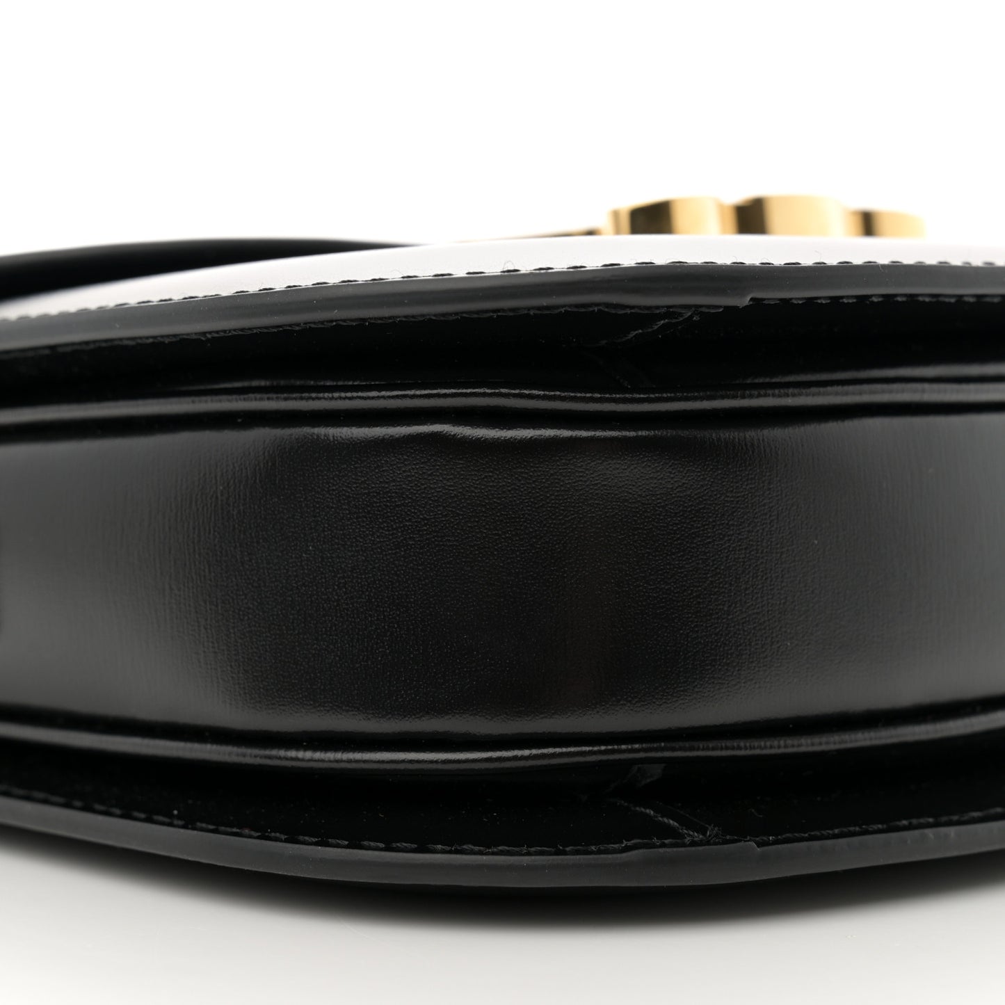 Shiny Calfskin Teen Besace Black
