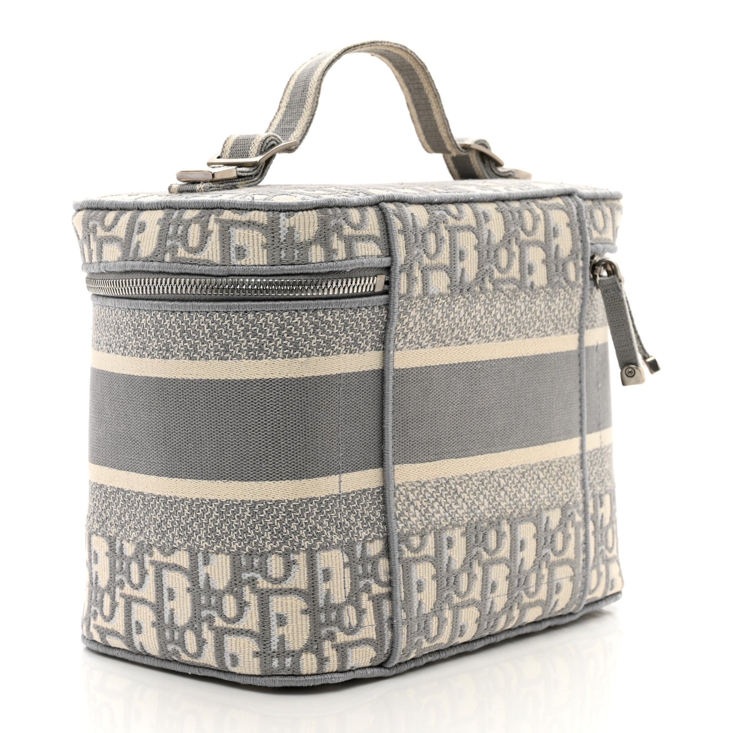 Oblique Diortravel Vanity Case Grey