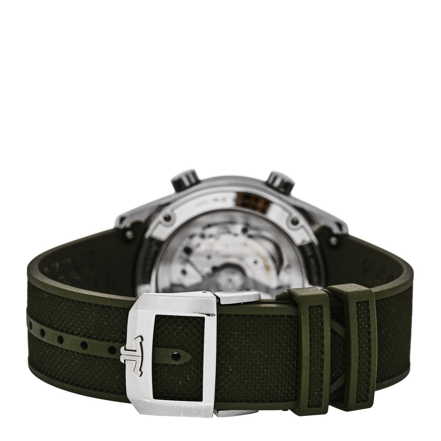 Stainless Steel Rubber 42mm Polaris Automatic Watch Green Q906863J