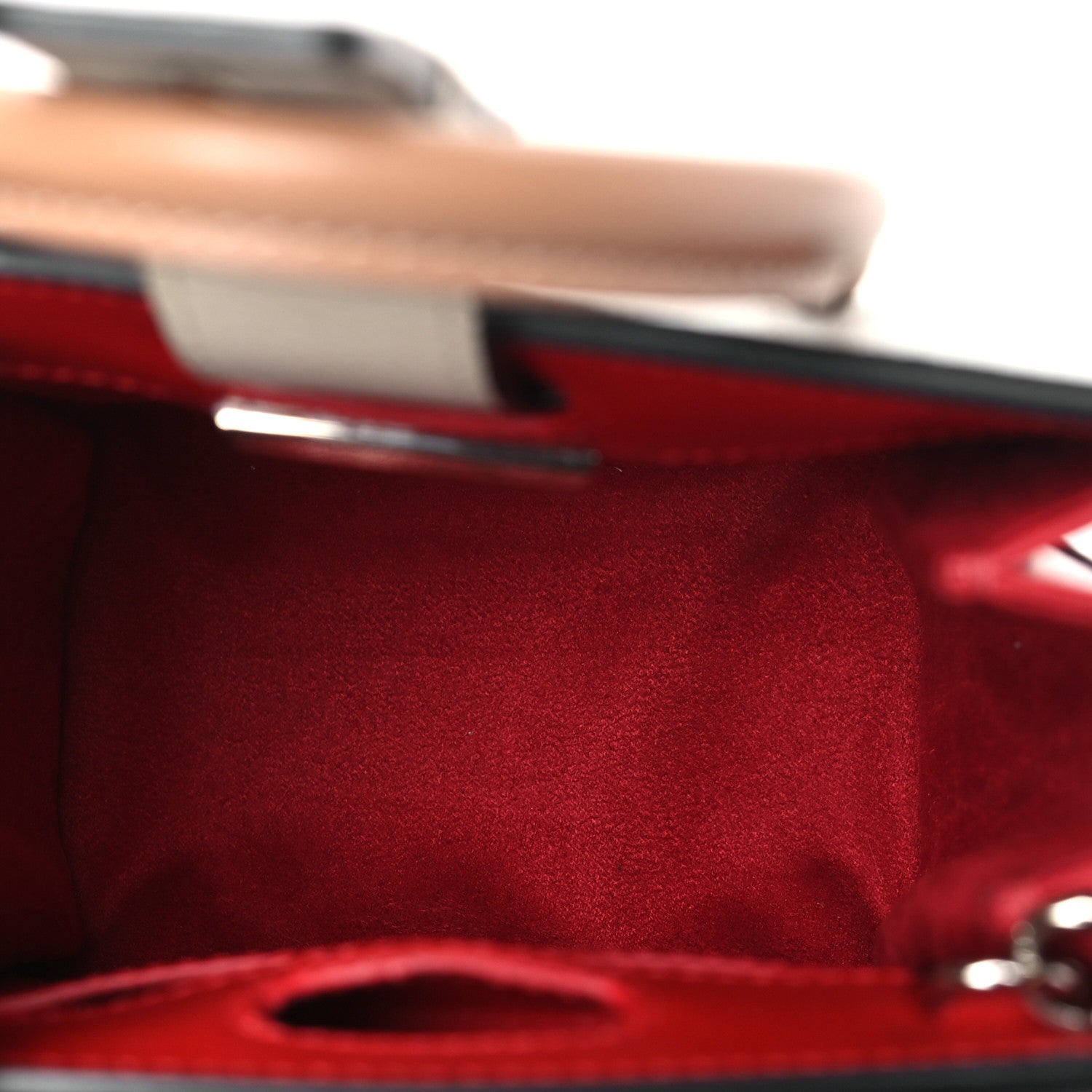 Christian Louboutin Calfskin Beaded Africamana Nano Paloma Nude 5 of 8