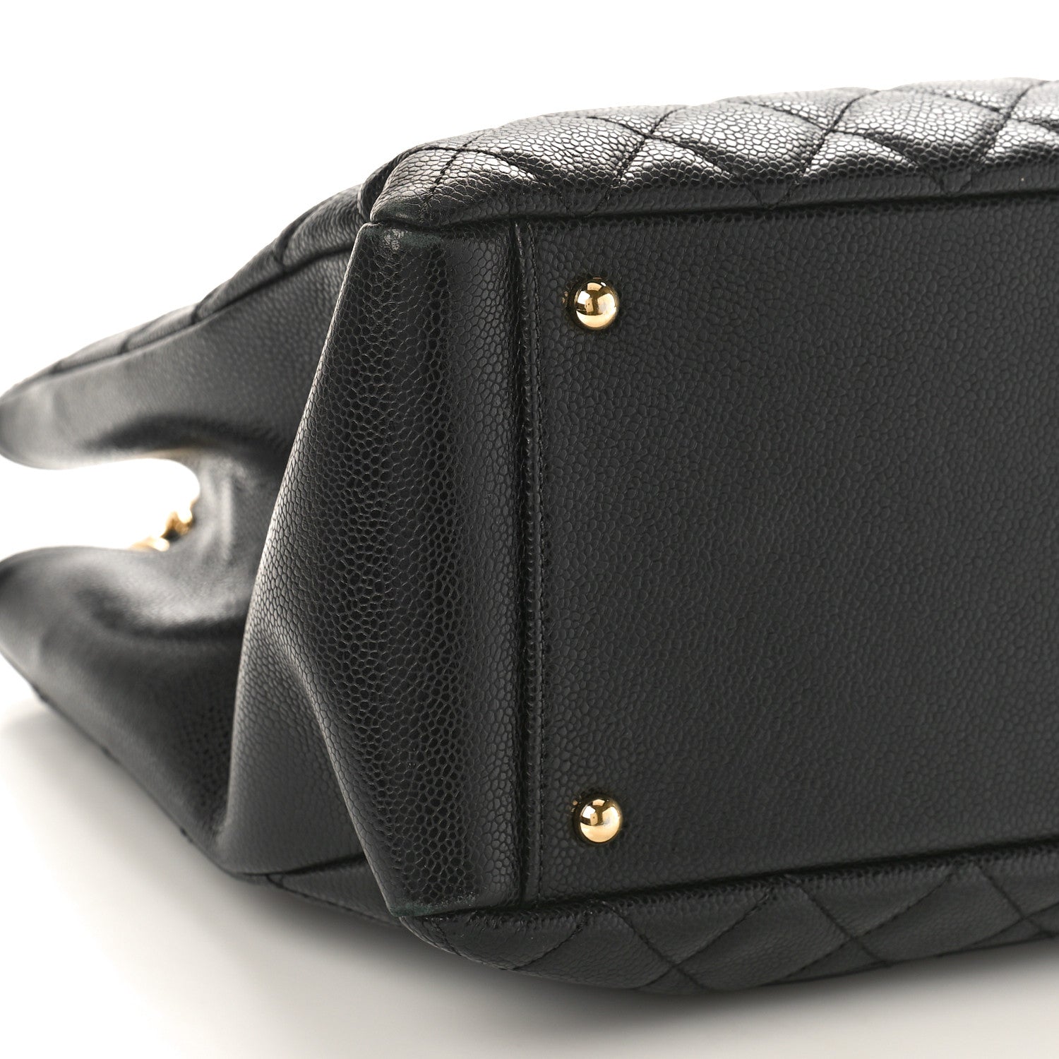 Chanel Caviar Quilted XL Grand Shopping Tote GST Black 8 of 9