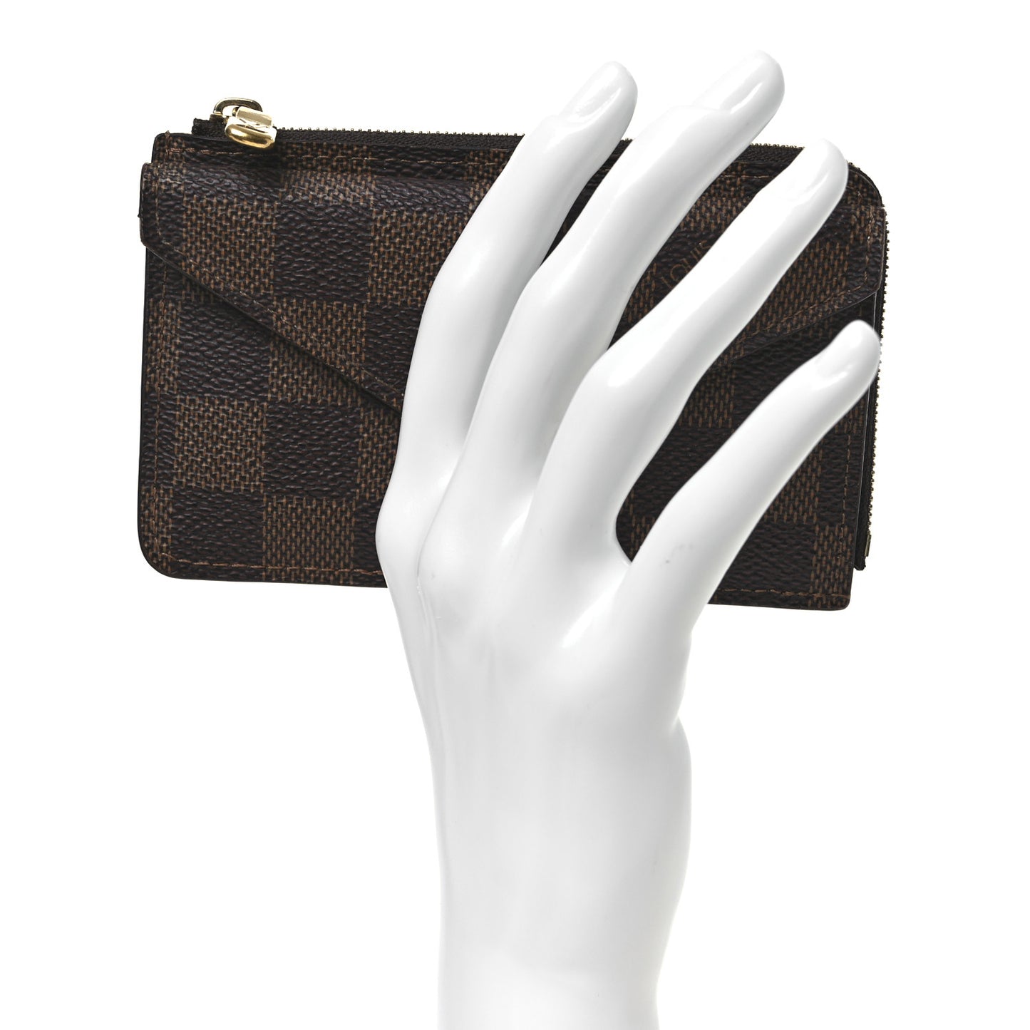 Damier Ebene Recto Verso Card Holder Rose Ballerine