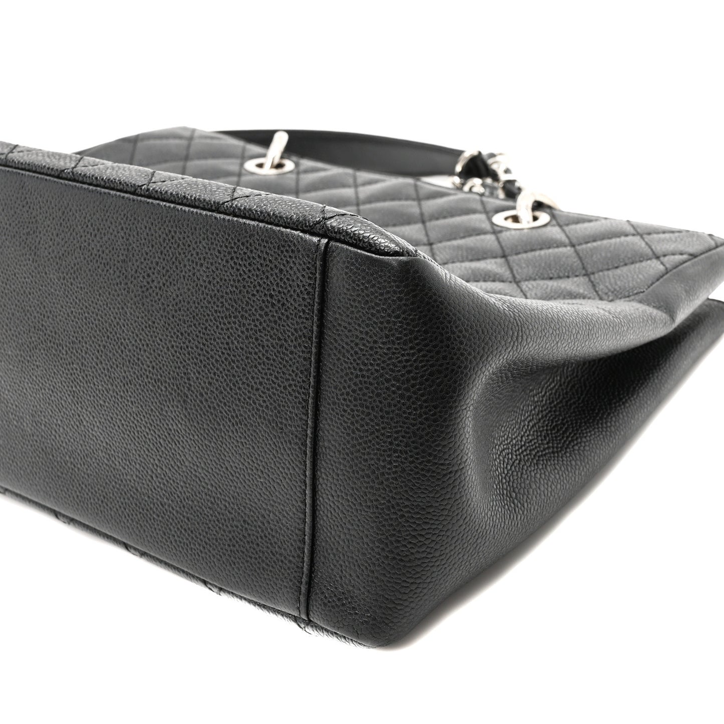 Caviar Quilted Grand Shopping Tote GST Black