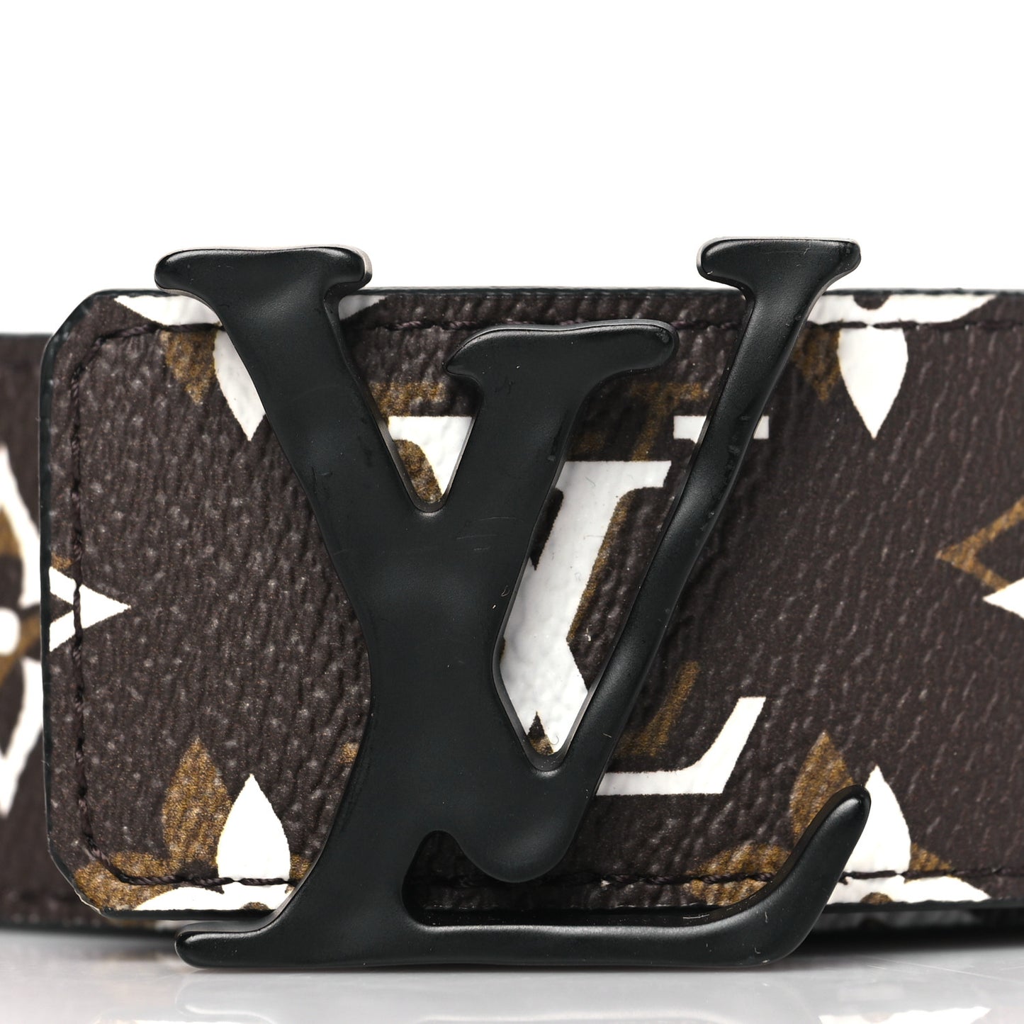 Monogram 40mm LV Shape Belt 95 38 Black