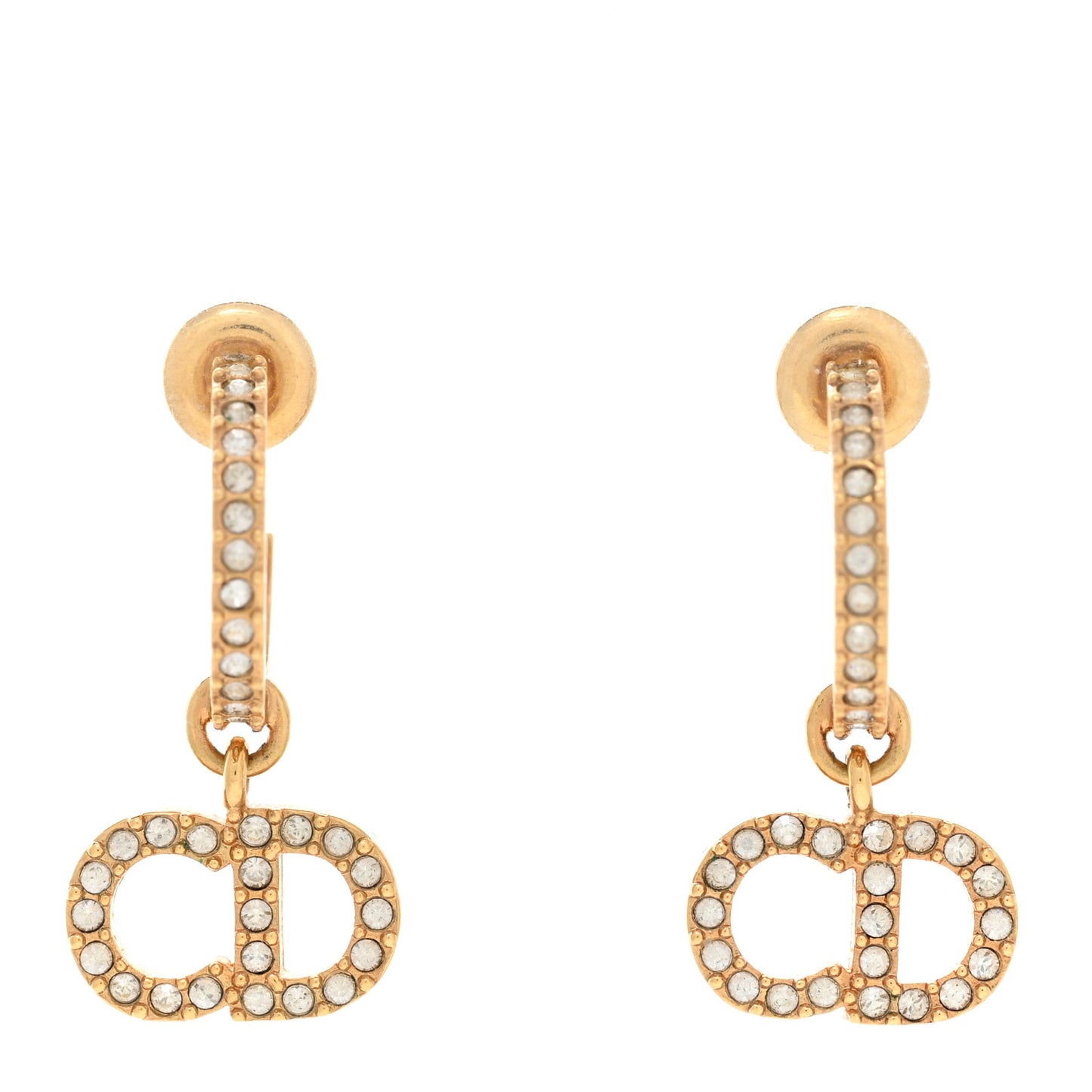 Crystal Clair D Lune Hoop Earrings