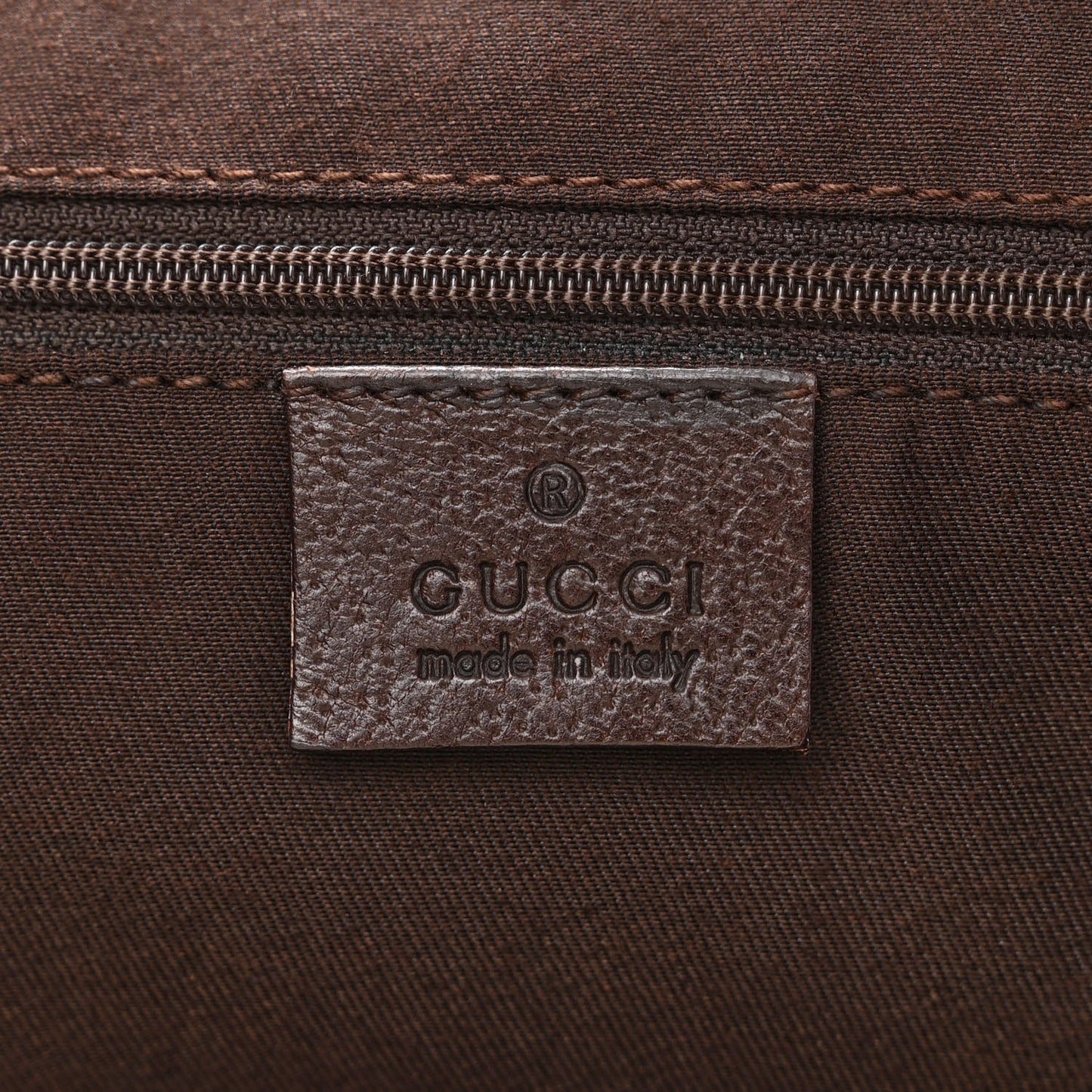 GG Monogram Web Pop Tote Dark Brown