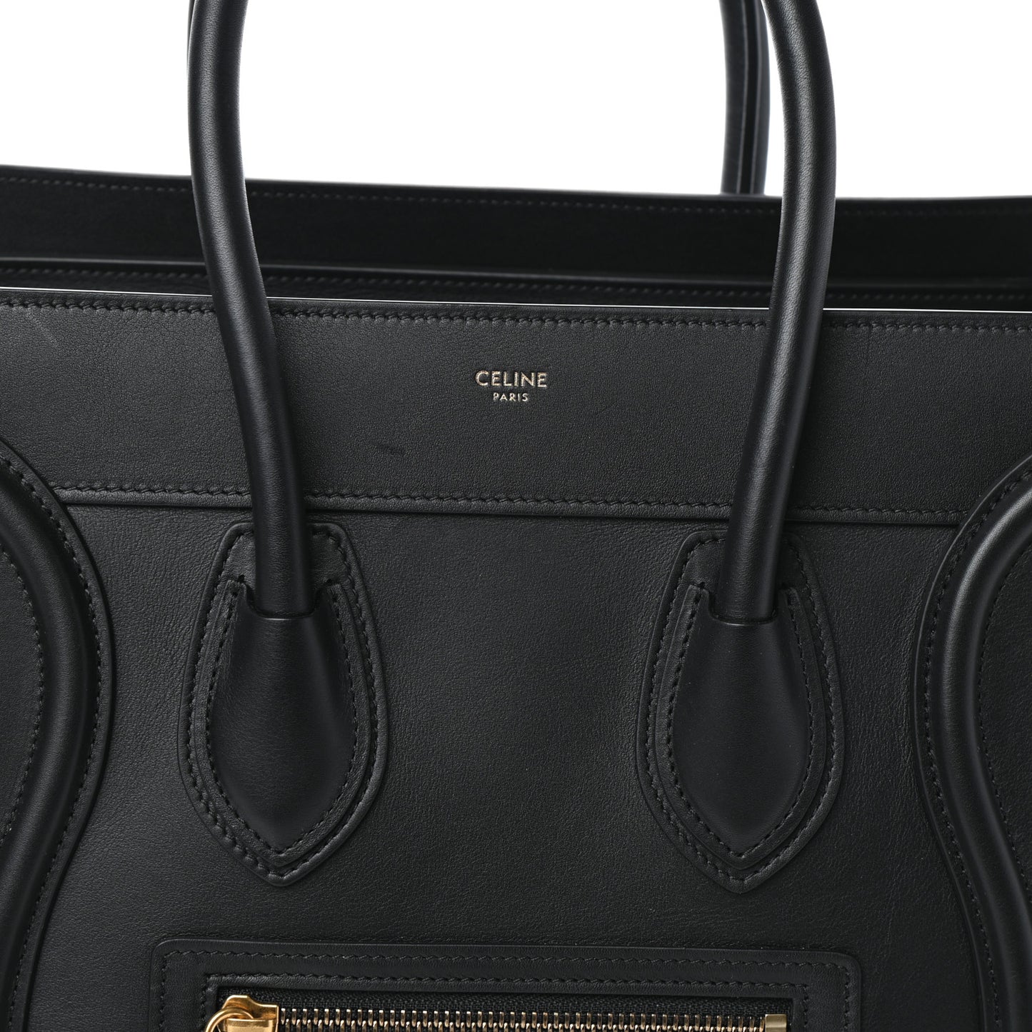 Smooth Calfskin Micro Luggage Black