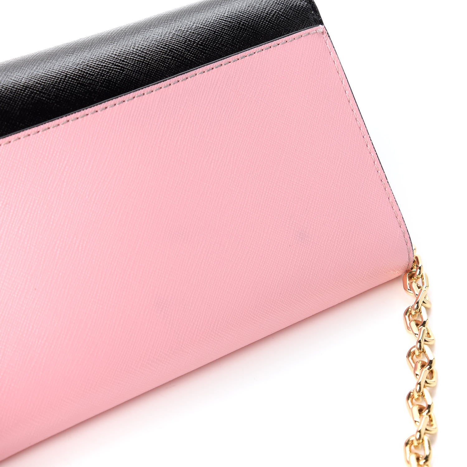 Marc Jacobs Saffino Snapshot Wallet on Chain Black Baby Pink 11 of 11