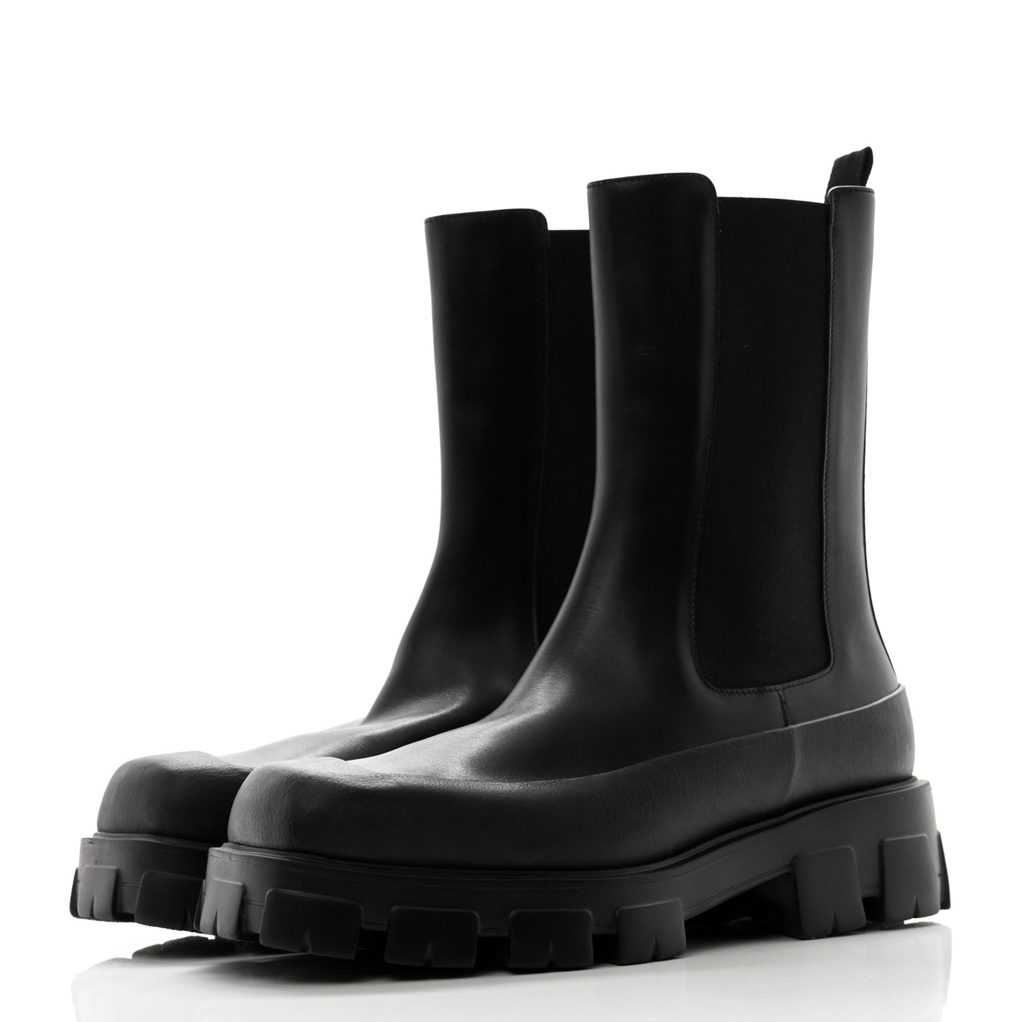 Spazzolato Rois Monolith Chelsea 55mm Tall Boots 8 Black