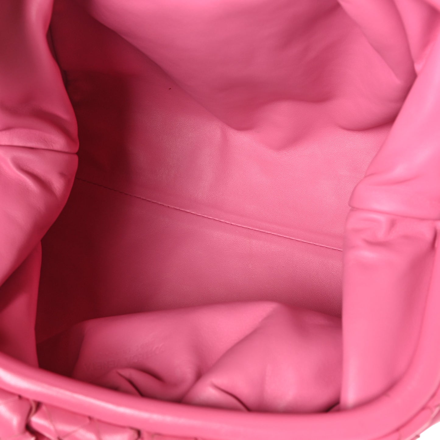 Nappa Maxi Intrecciato The Pouch Oversized Clutch Pink