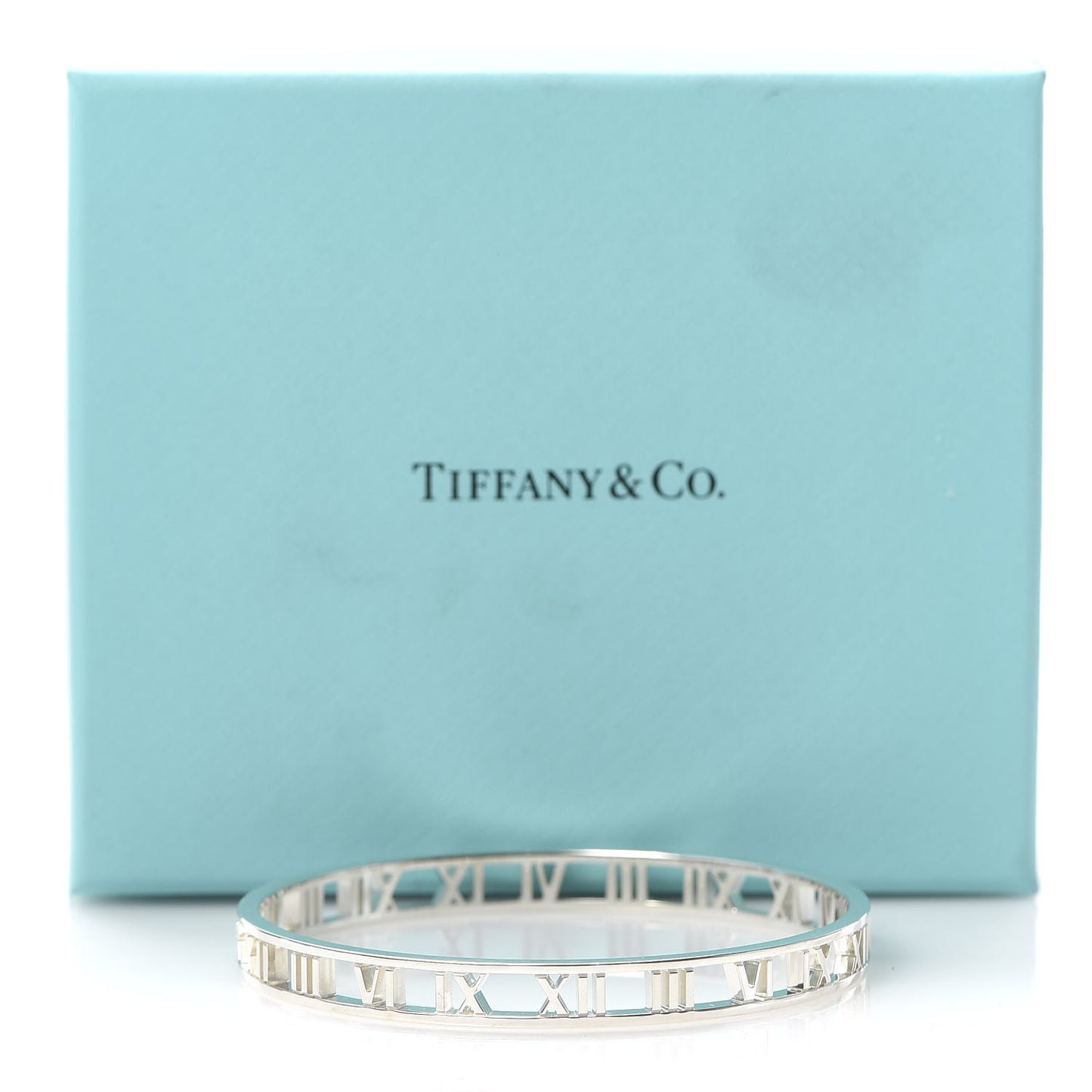 Sterling Silver Narrow Atlas Open Bangle Bracelet