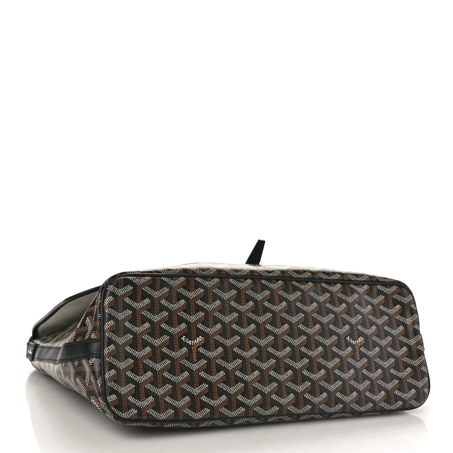 Goyardine Capetien Messenger Bag Black