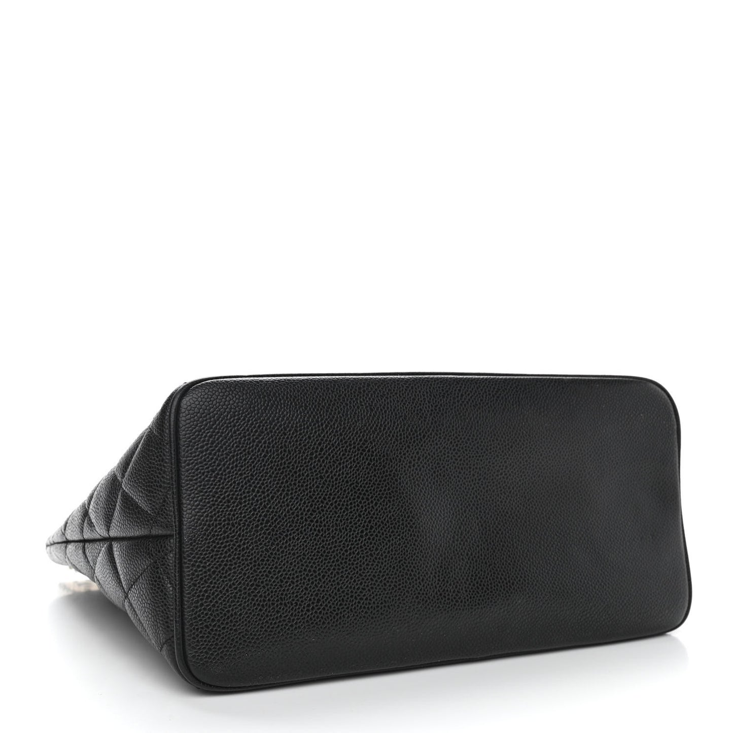 Caviar Quilted Medallion Tote Black