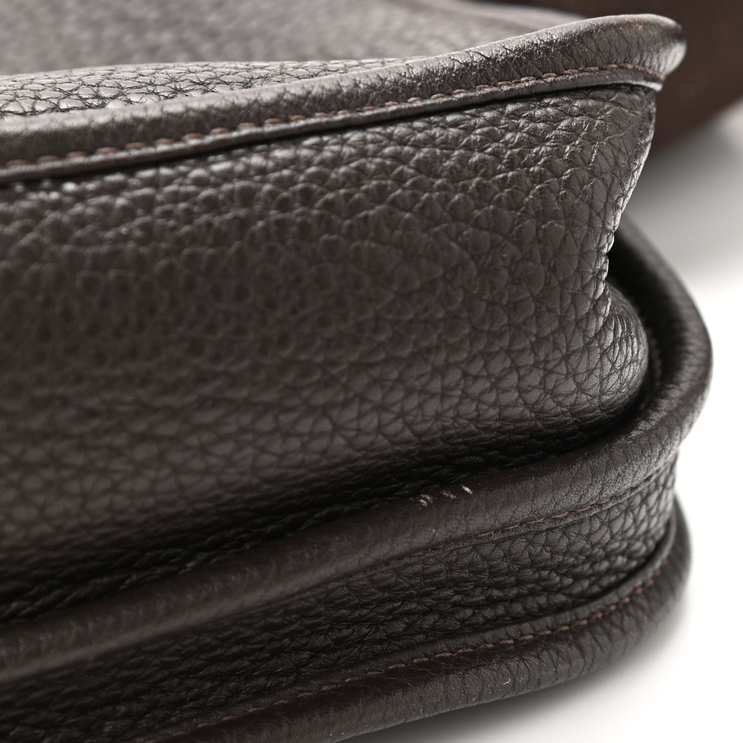 Hermes Taurillon Clemence Evelyne III PM Chocolate 11 of 11