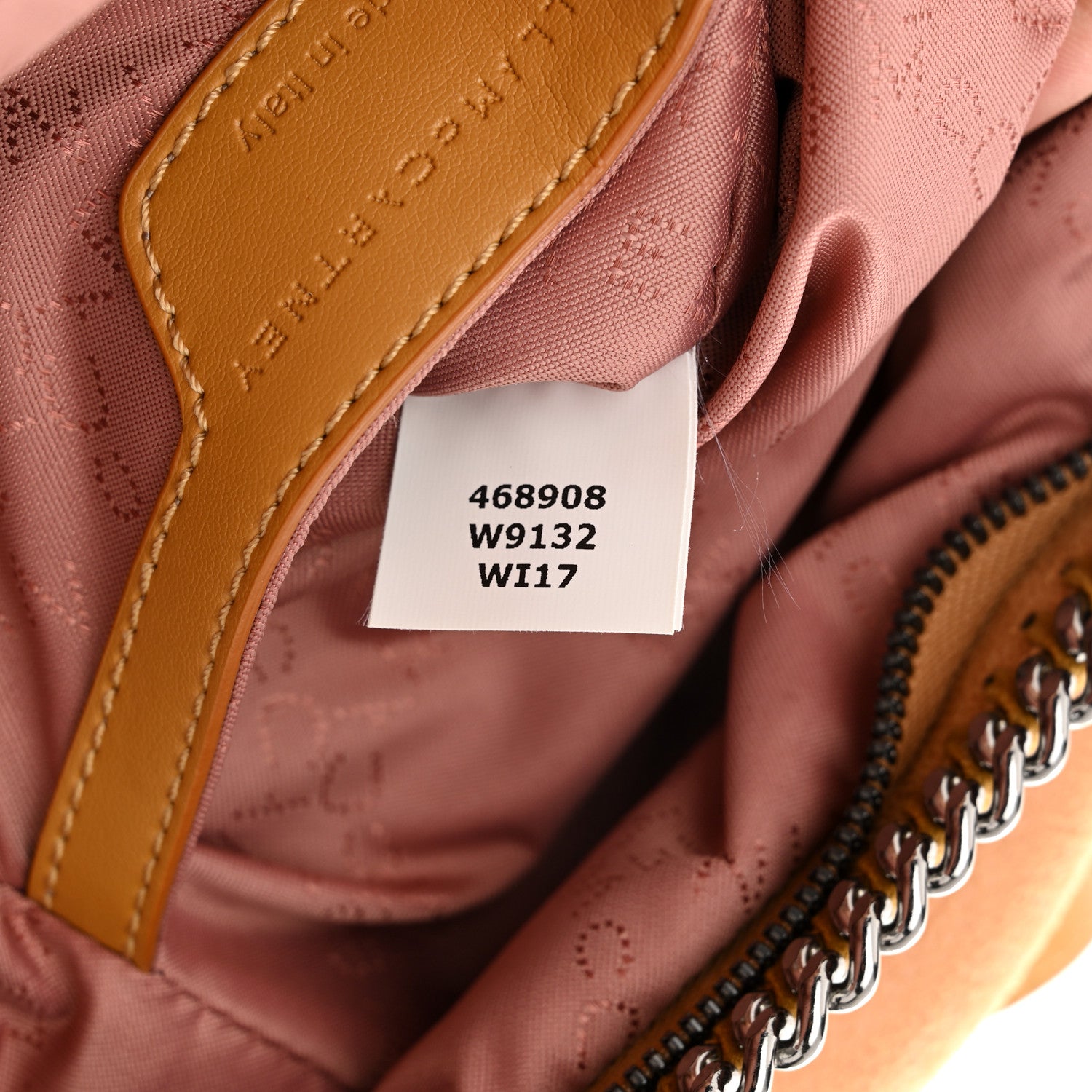 Stella McCartney Shaggy Deer Mini Falabella Backpack Honey 7 of 10