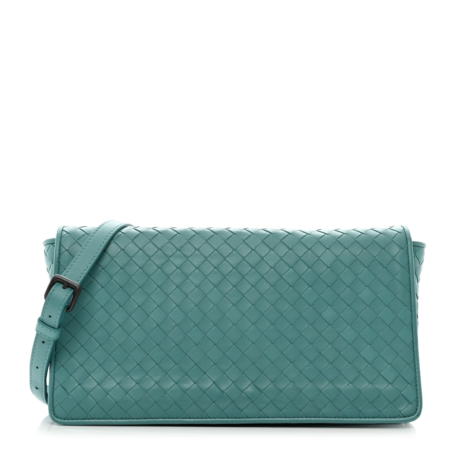 Nappa Intrecciato Dahlia Clutch Crossbody Linoleum