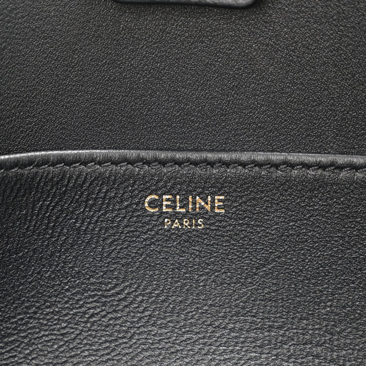 Supple Grained Calfskin Medium Newspaper Bag Black